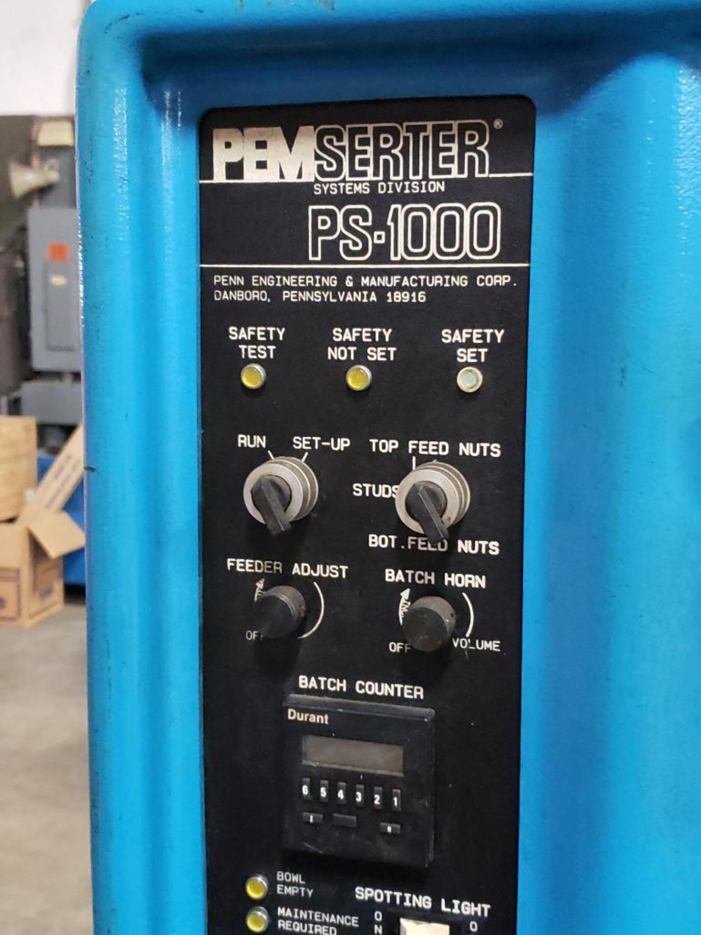 PEMserter Systems PS-1000 Insertion machine. - Image 3 of 15