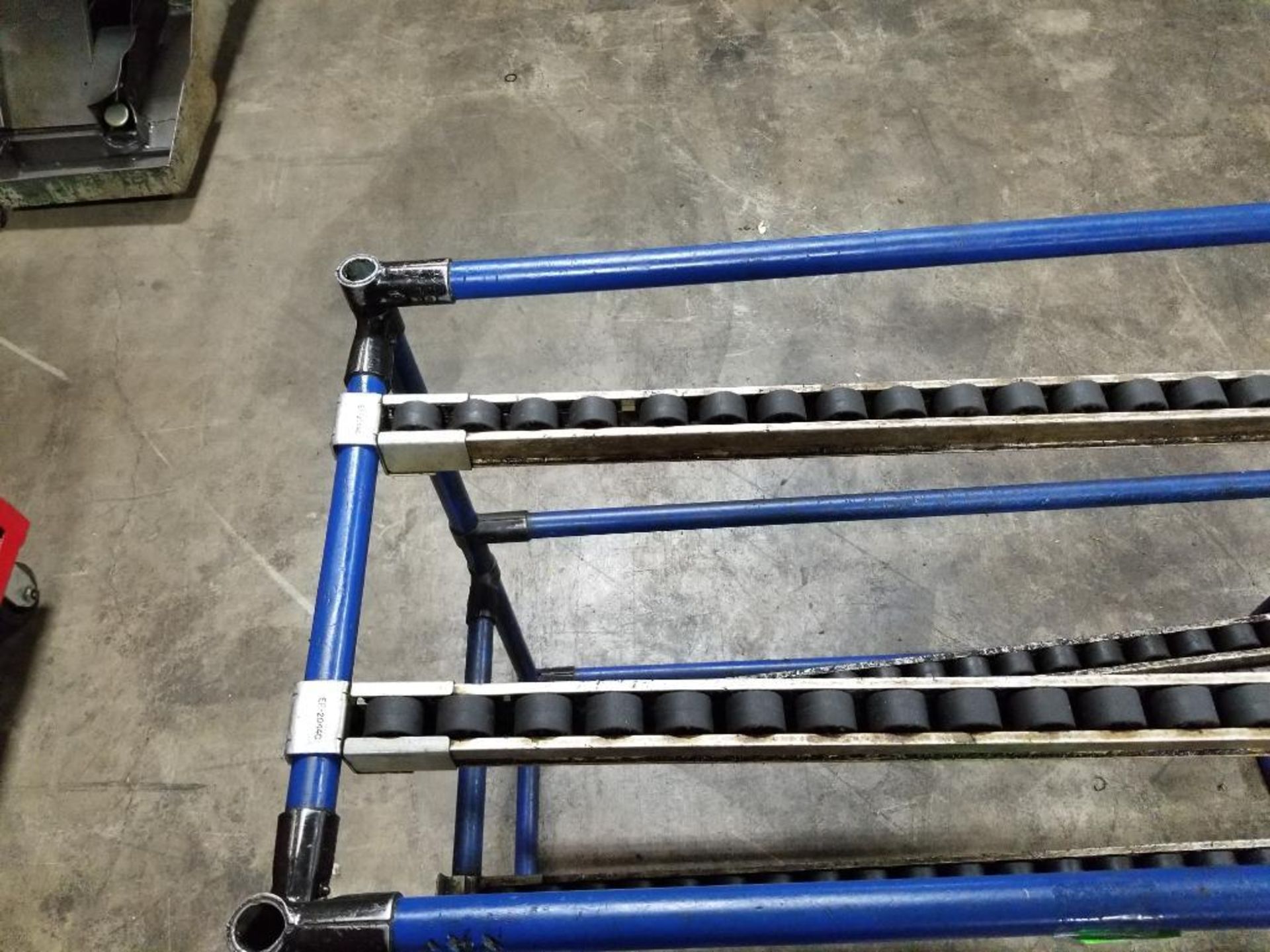 Qty 2 - Two-level roller racks. 39x19x33 each. LxWxH. - Image 2 of 11