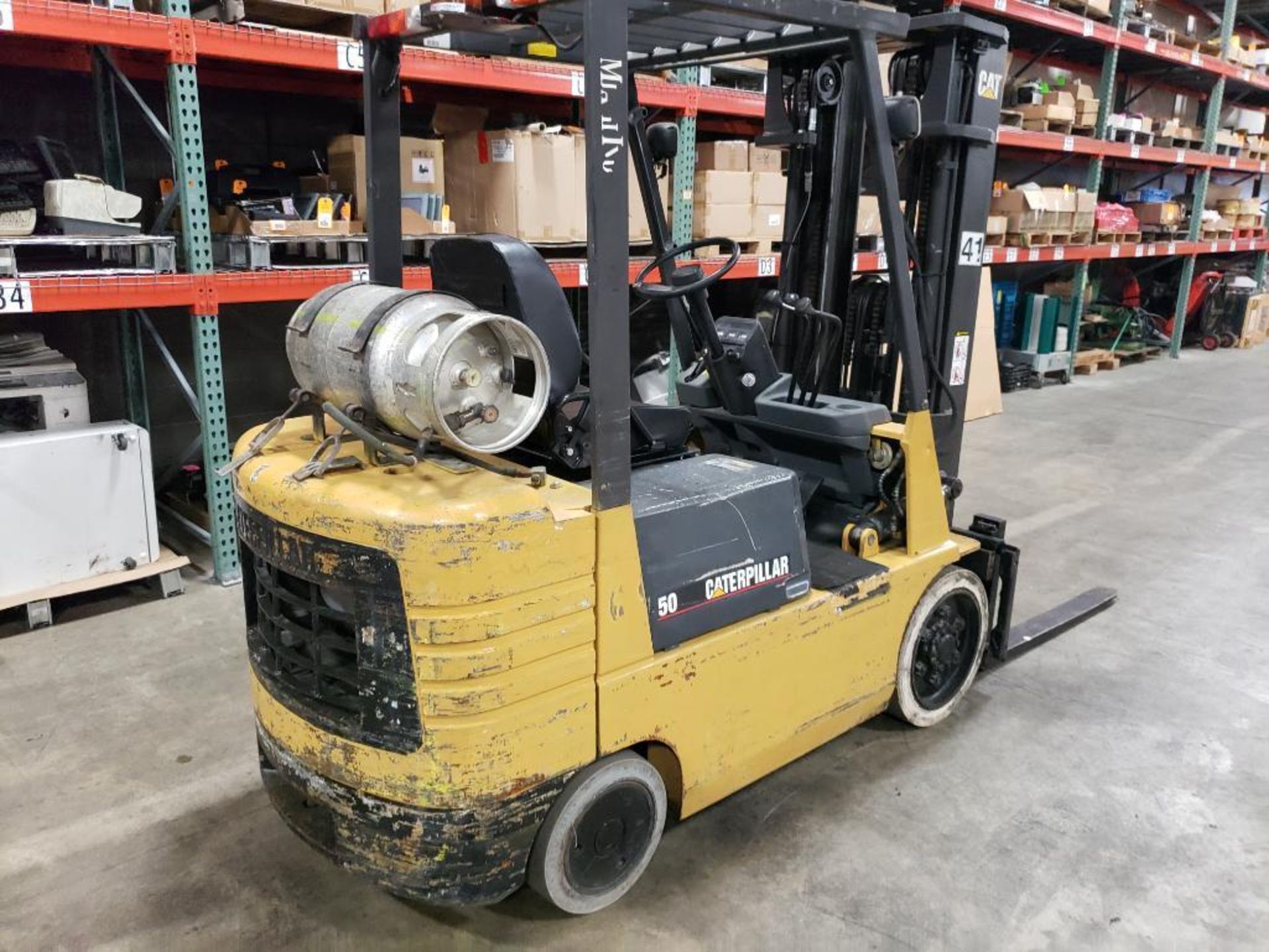 5000lb Caterpillar 50 GC25 propane forklift. - Image 8 of 21