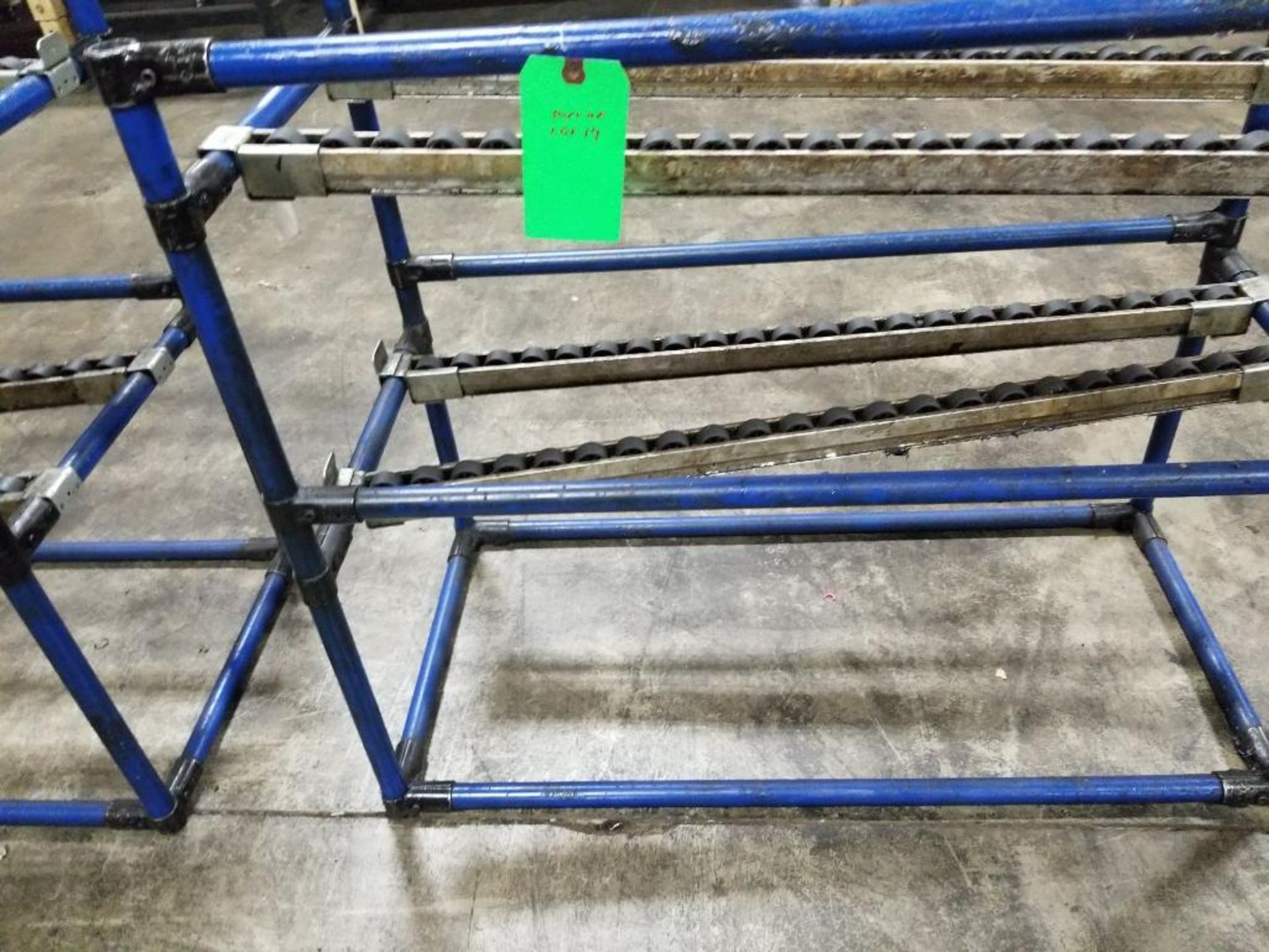 Qty 2 - Two-level roller racks. 39x19x33 each. LxWxH. - Image 10 of 11