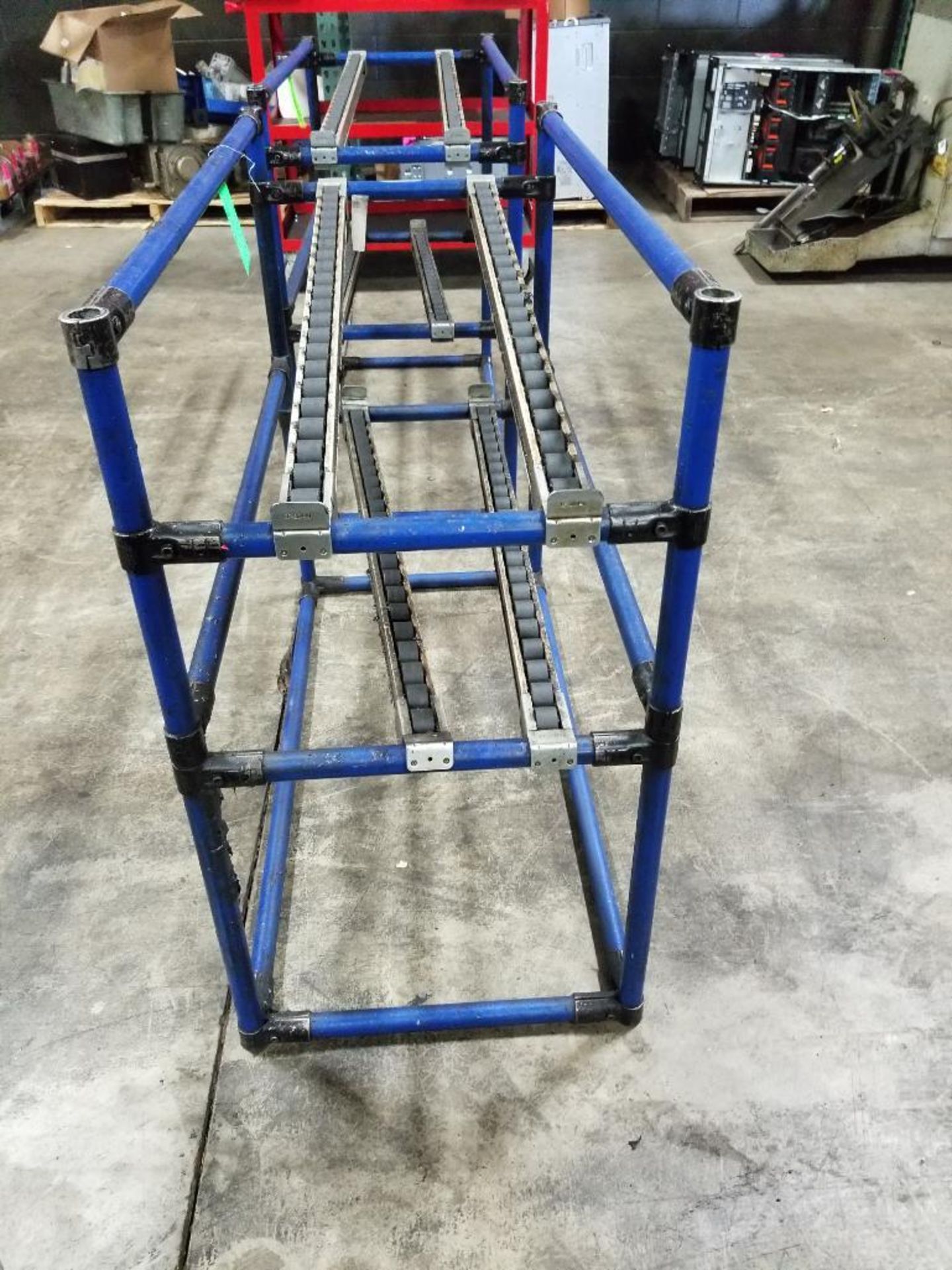 Qty 2 - Two-level roller racks. 39x19x33 each. LxWxH. - Image 11 of 11