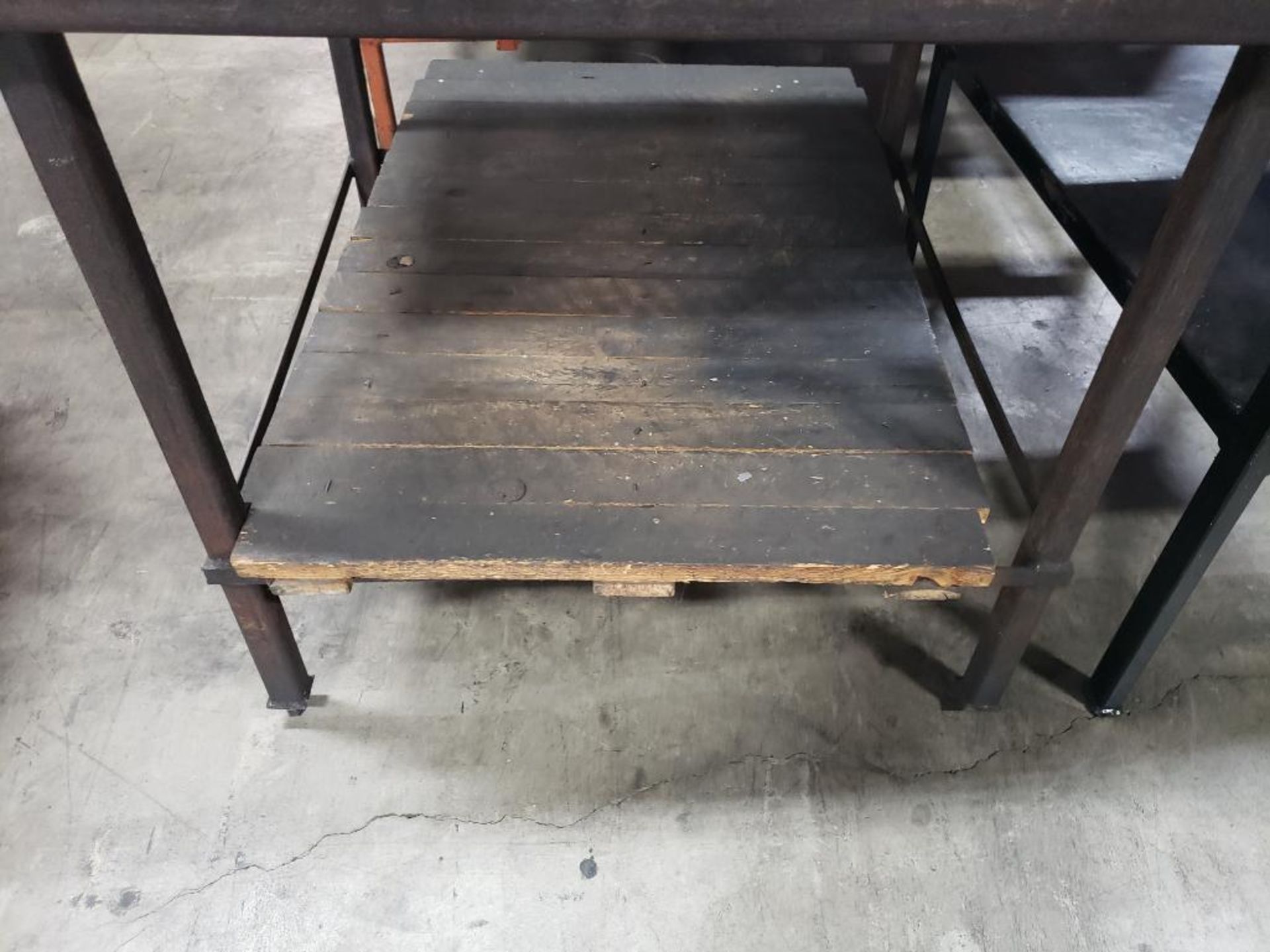 Qty 2 - Industrial work tables. 36x36x34, 37x24x35. LxWxH. - Image 3 of 6