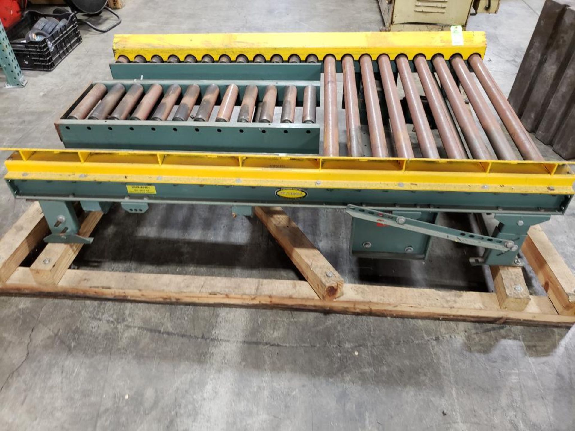 Hytrol Conveyor company 25-CRR roller table. 7FT x 4.5FT. - Image 2 of 7