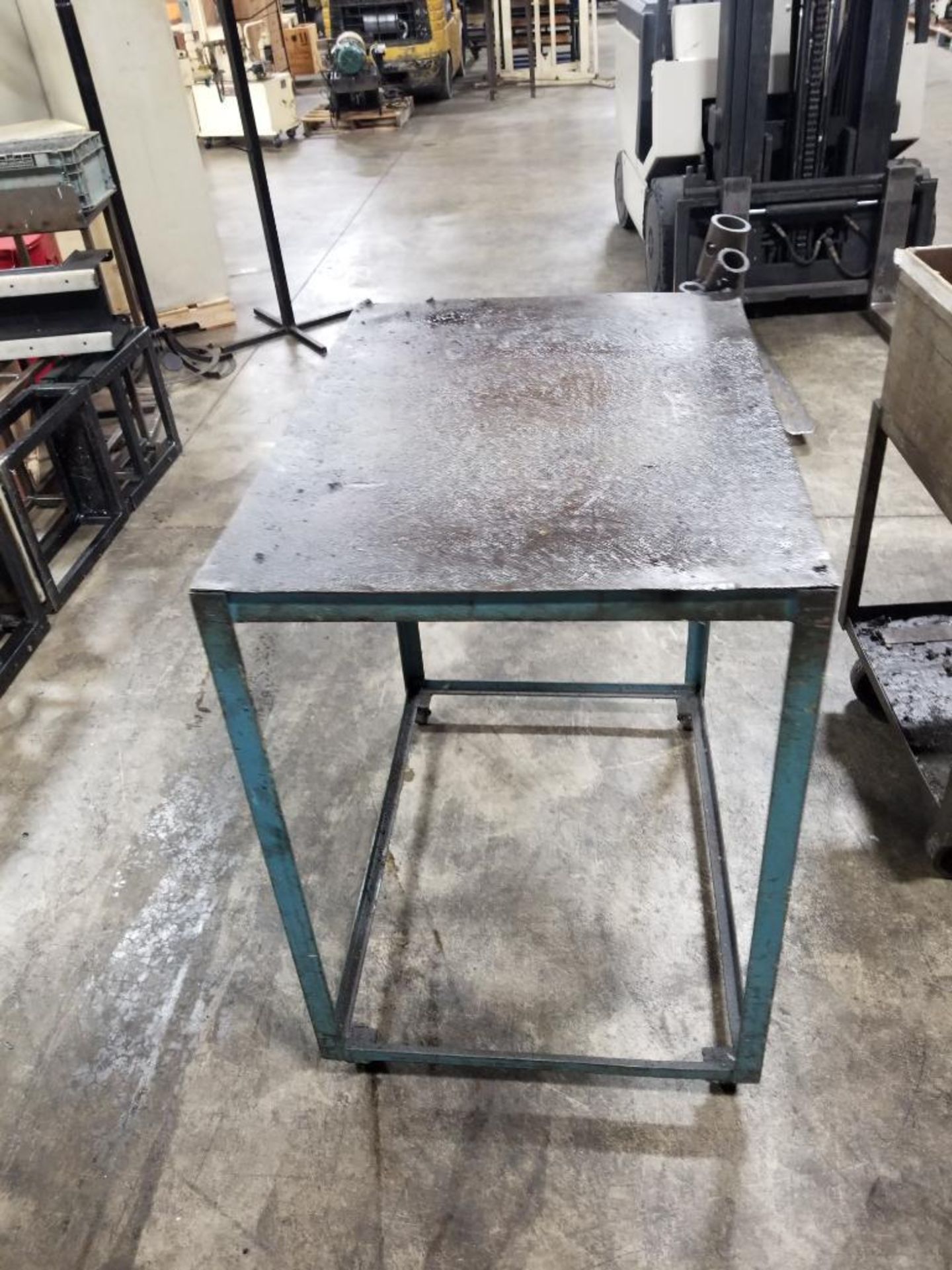 Qty 2 - Industrial work carts. 40x24x37, 39x25x40. LxWxH. - Image 5 of 7