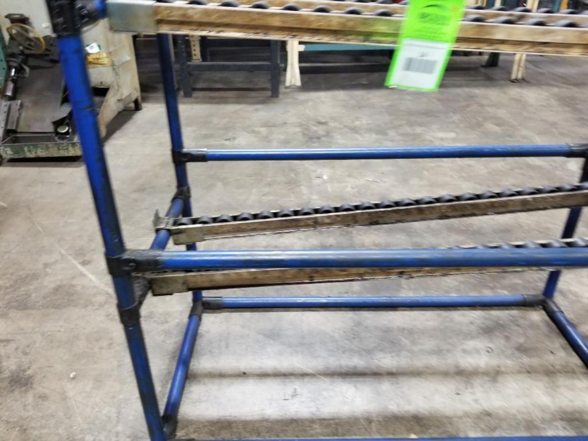 Qty 2 - Two-level roller racks. 39x19x33 each. LxWxH. - Image 5 of 11