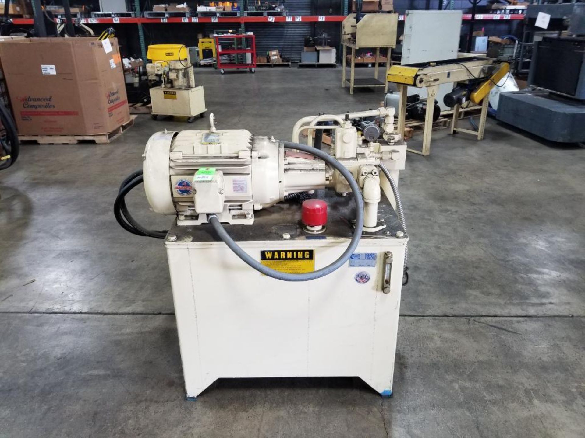 20hp hydraulic powerpack. Continental Hydraulics Polypac Systems Center 9500140. 55-Gallon.