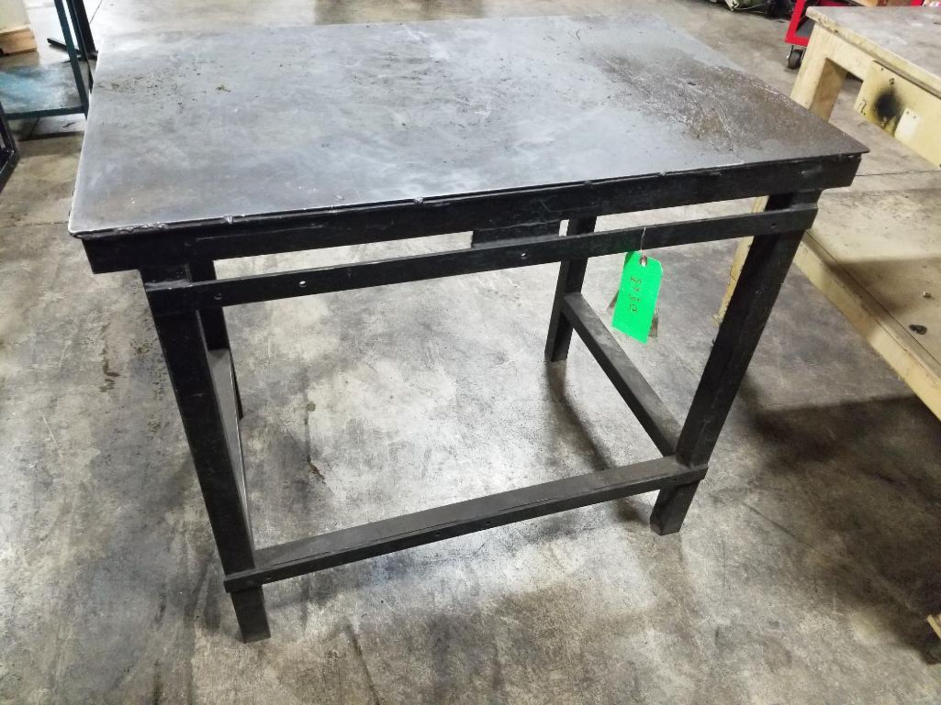 Qty 2 - Industrial work tables. 42x37x38, 43x27x37. LxWxH. - Image 8 of 8