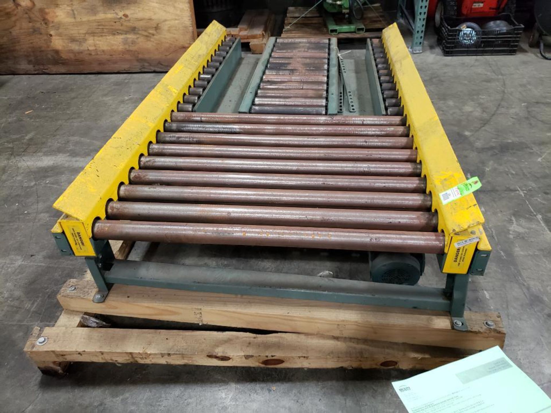 Hytrol Conveyor company 25-CRR roller table. 7FT x 4.5FT. - Image 3 of 7