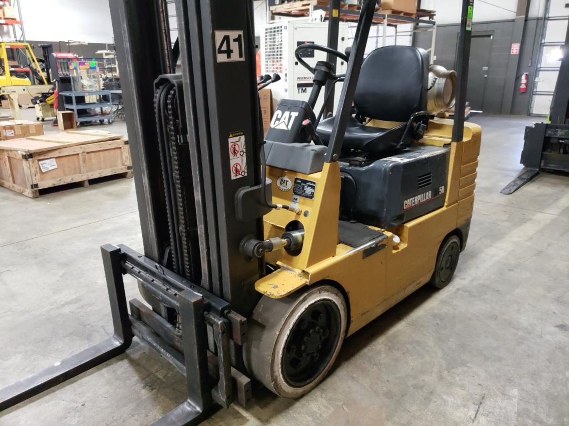 5000lb Caterpillar 50 GC25 propane forklift.