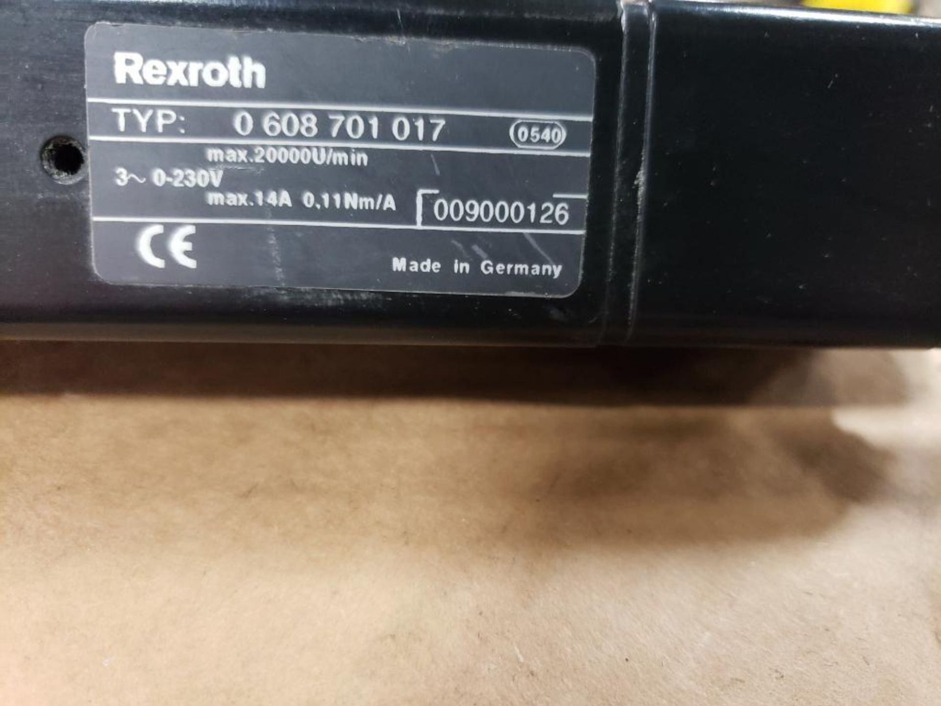 Rexroth 0-608-701-017 nutrunner. - Image 5 of 10
