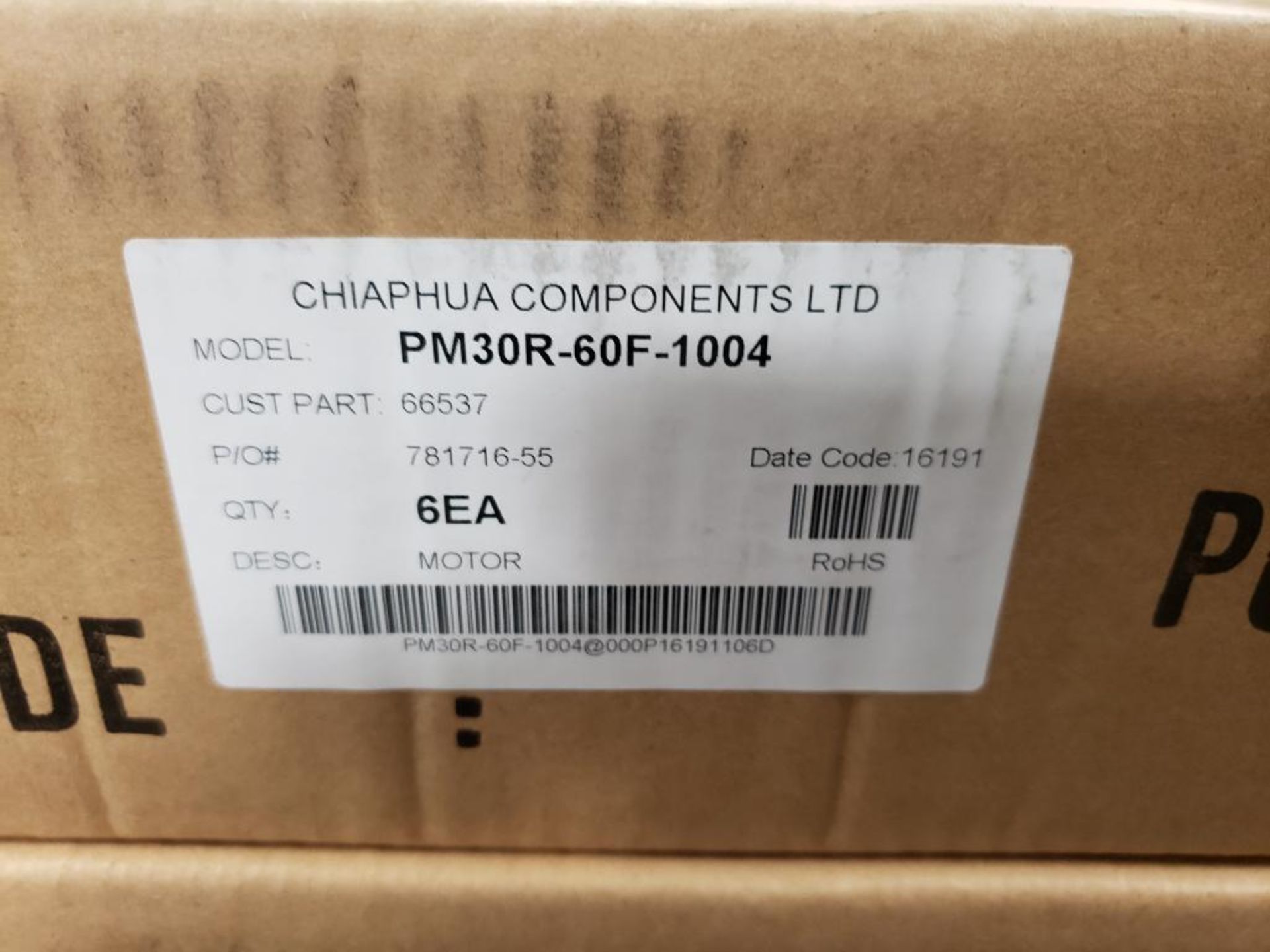 Qty 18 - Chiaphua components PM30R-60F-1004. Atwood Mobile 66537 12VDC Motors. New in box. - Image 2 of 5