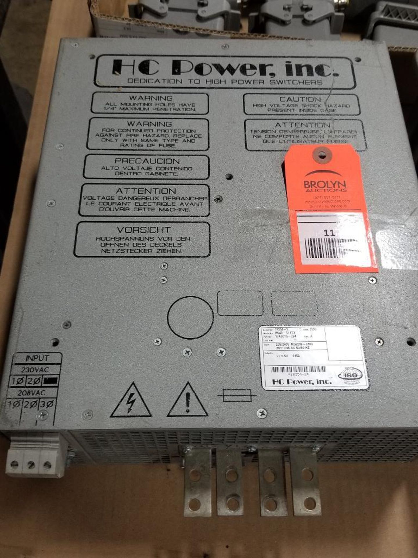 HC Power, INC HC40-C1173 Power Supply Module.