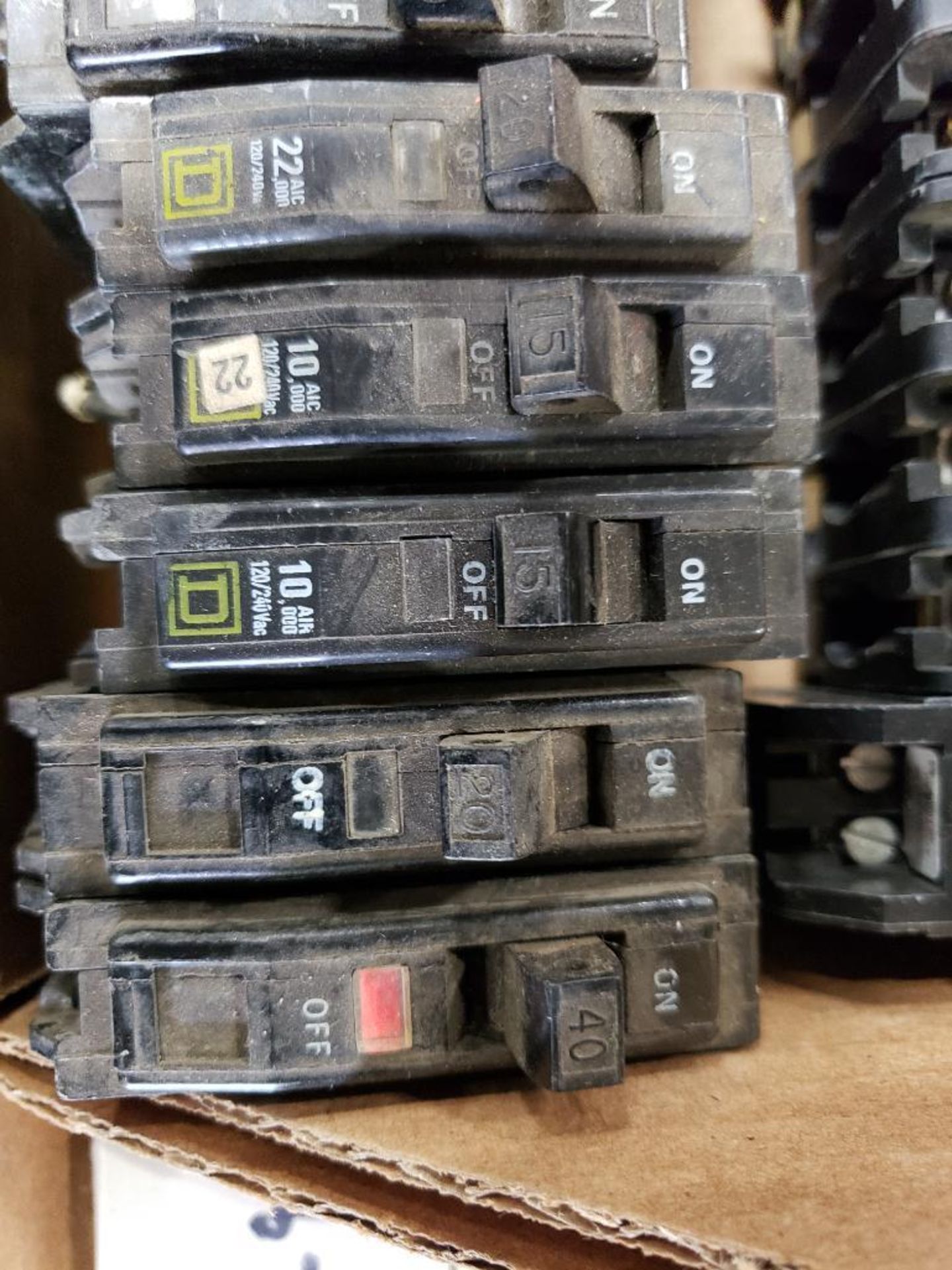 Assorted Square-D Breakers. - Image 8 of 9