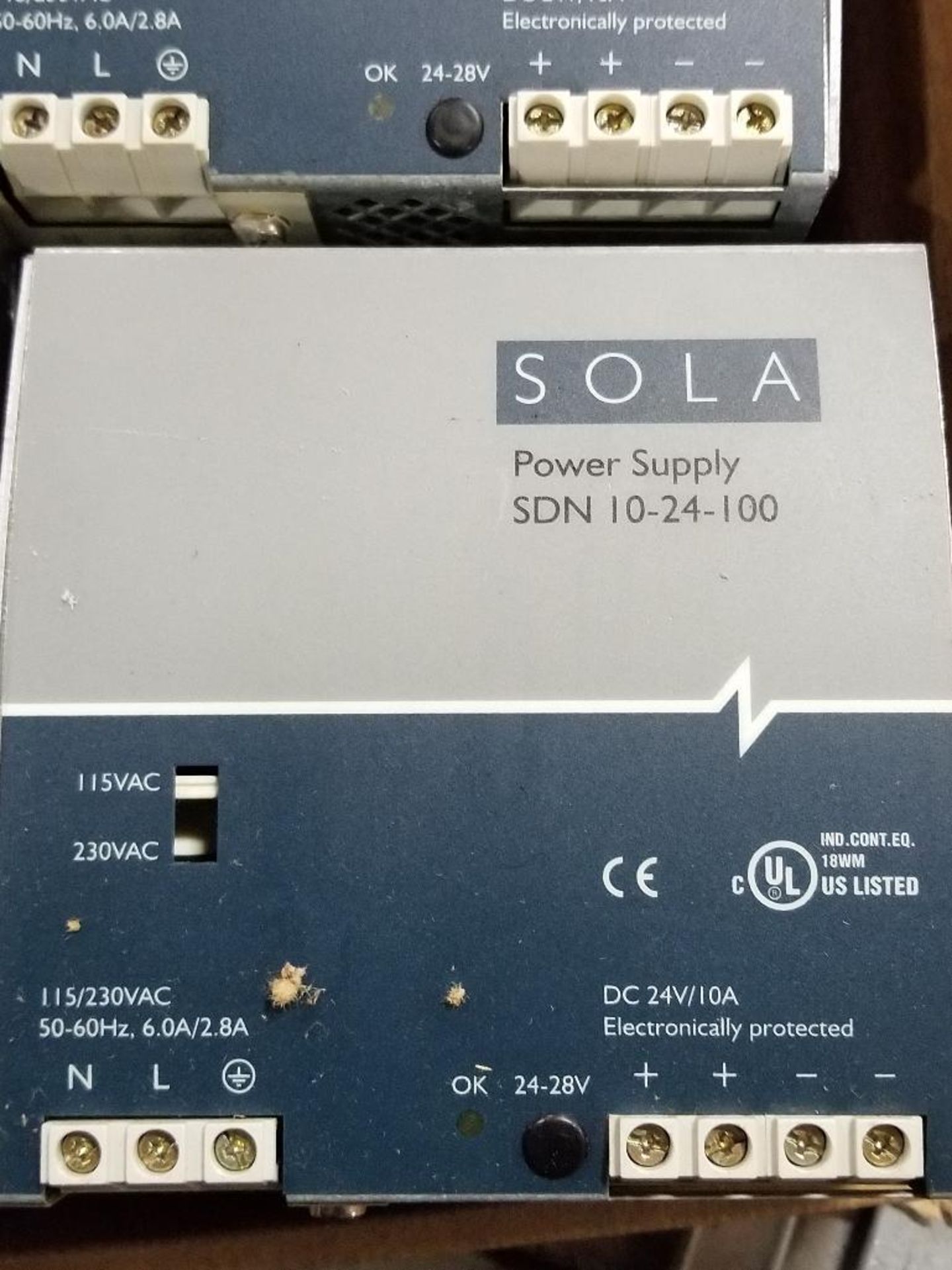 Assorted Sola Power supply. SDN5-24-100, SDN10-24-100. - Image 8 of 8