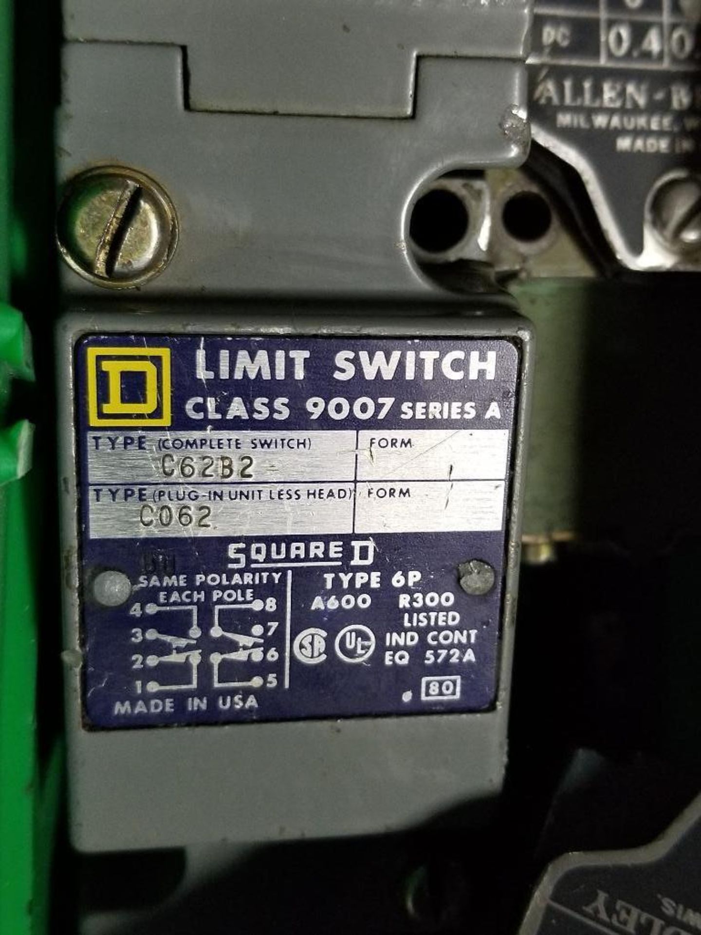 Assorted electrical limit switches. Allen Bradley, Square-D. - Image 6 of 7