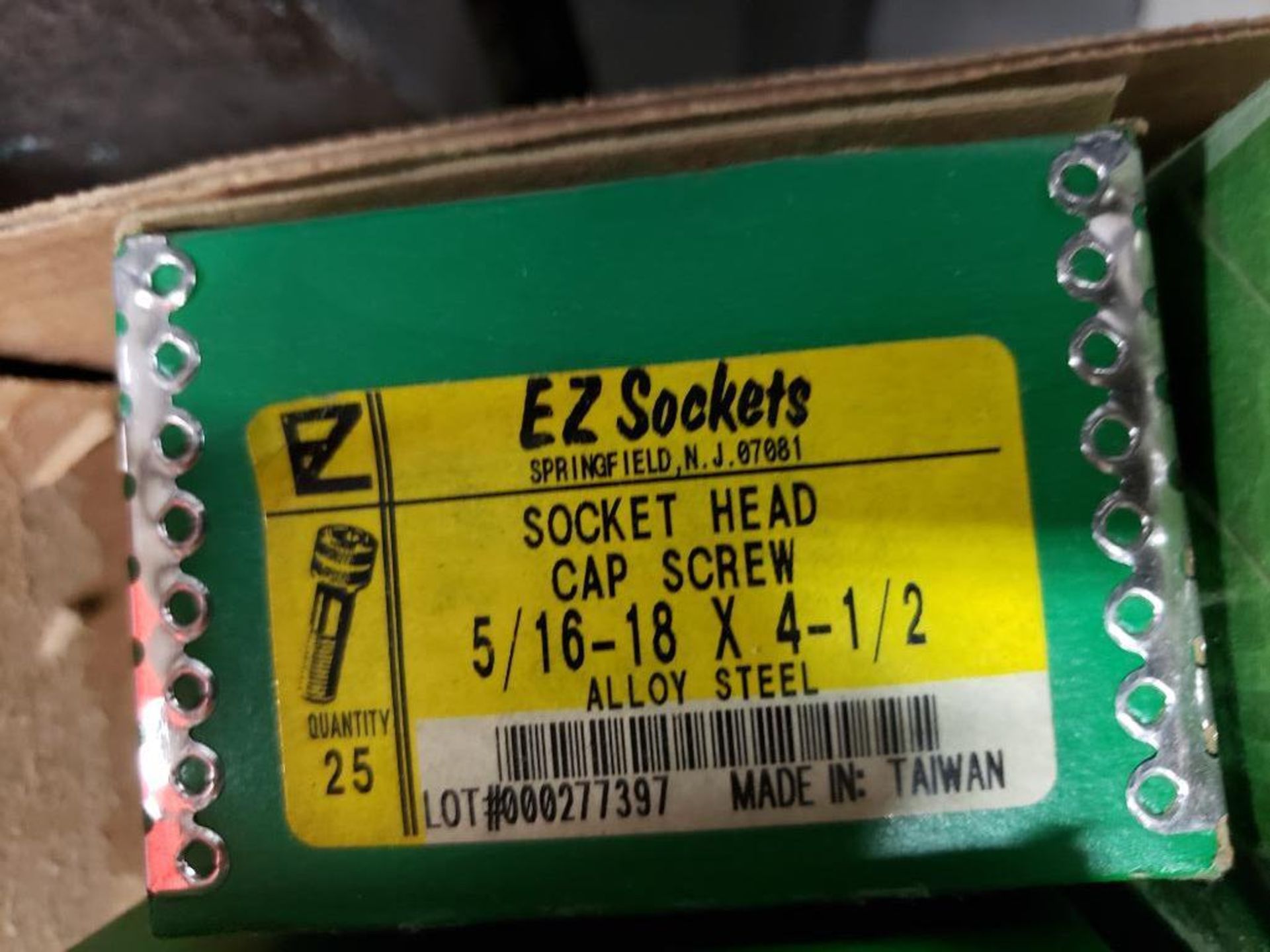 Large Qty of assorted EZ Sockets socket head cap screw. 3/4", 3/8". New in Box. - Image 2 of 5