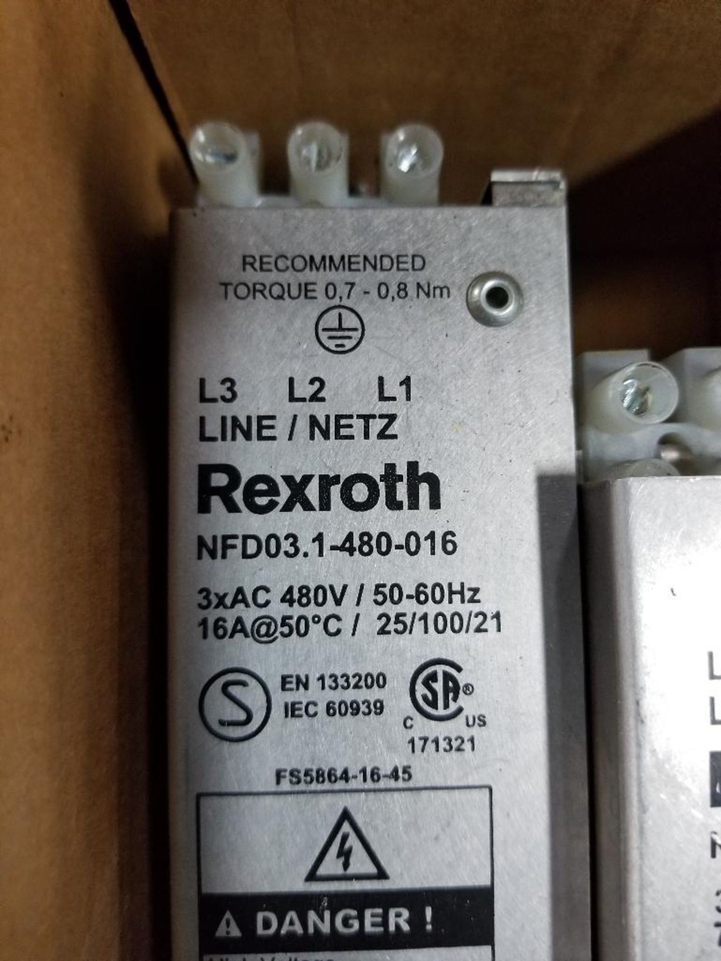 Qty 2 - Assorted Rexroth Line filter. NFD03.1-480-007, NFD03.1-480-016. - Image 2 of 5
