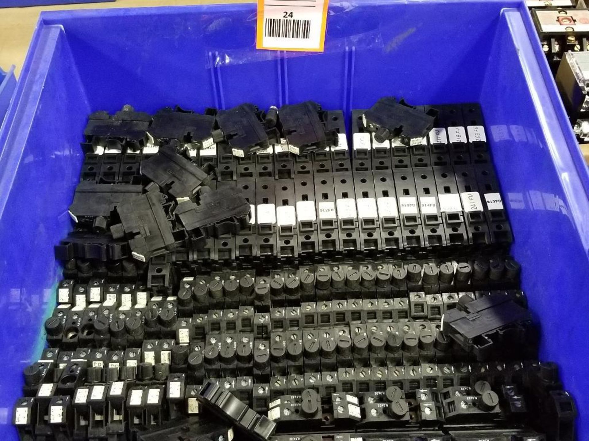 Large Qty of assorted wire connectors.