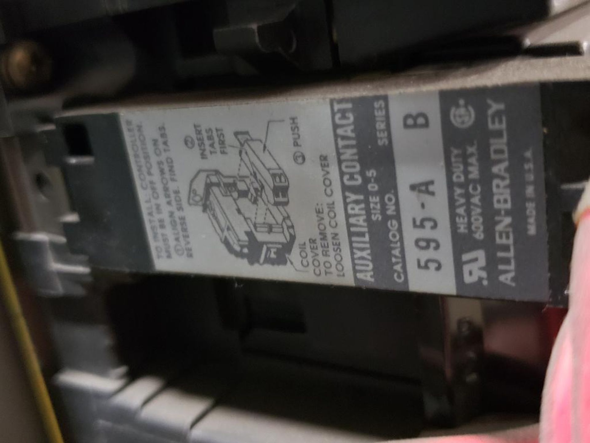 Qty 3 - Allen Bradley Motor Control bucket. 211A-B080-48-24R-41-98. - Image 6 of 8