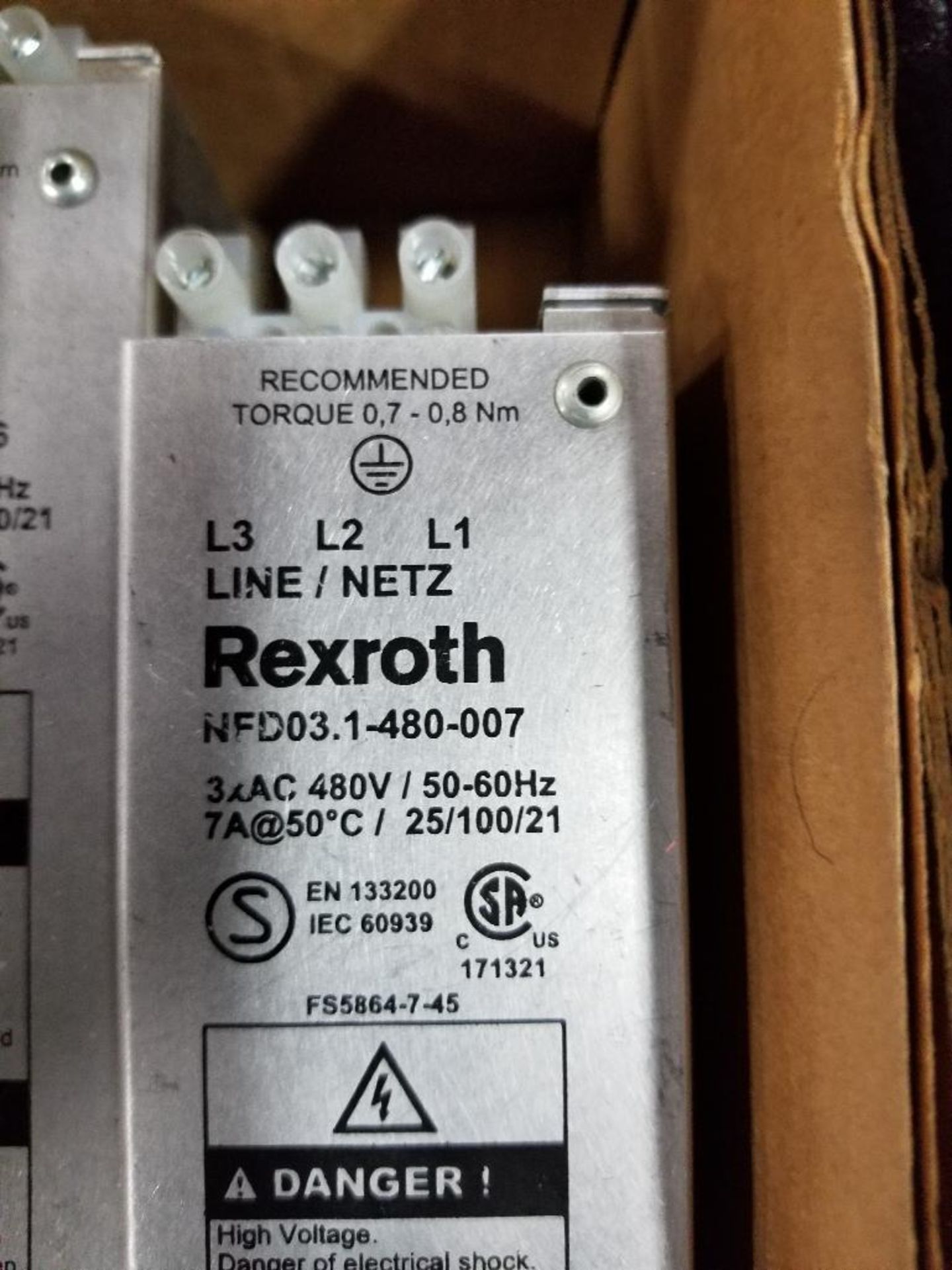 Qty 2 - Assorted Rexroth Line filter. NFD03.1-480-007, NFD03.1-480-016. - Image 3 of 5