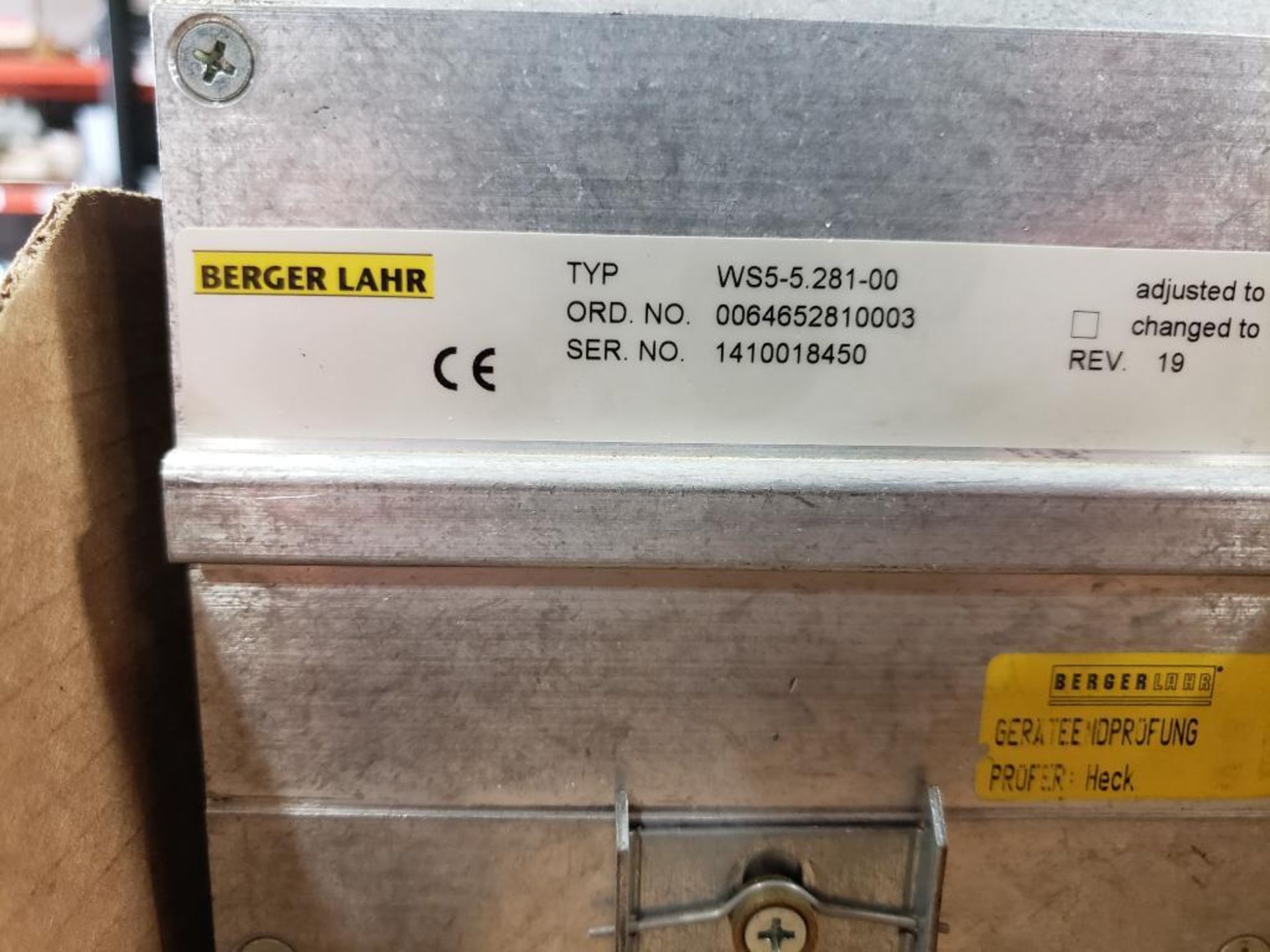Berger Lahr WS5-5.281-00 Stepper drive. - Image 4 of 4