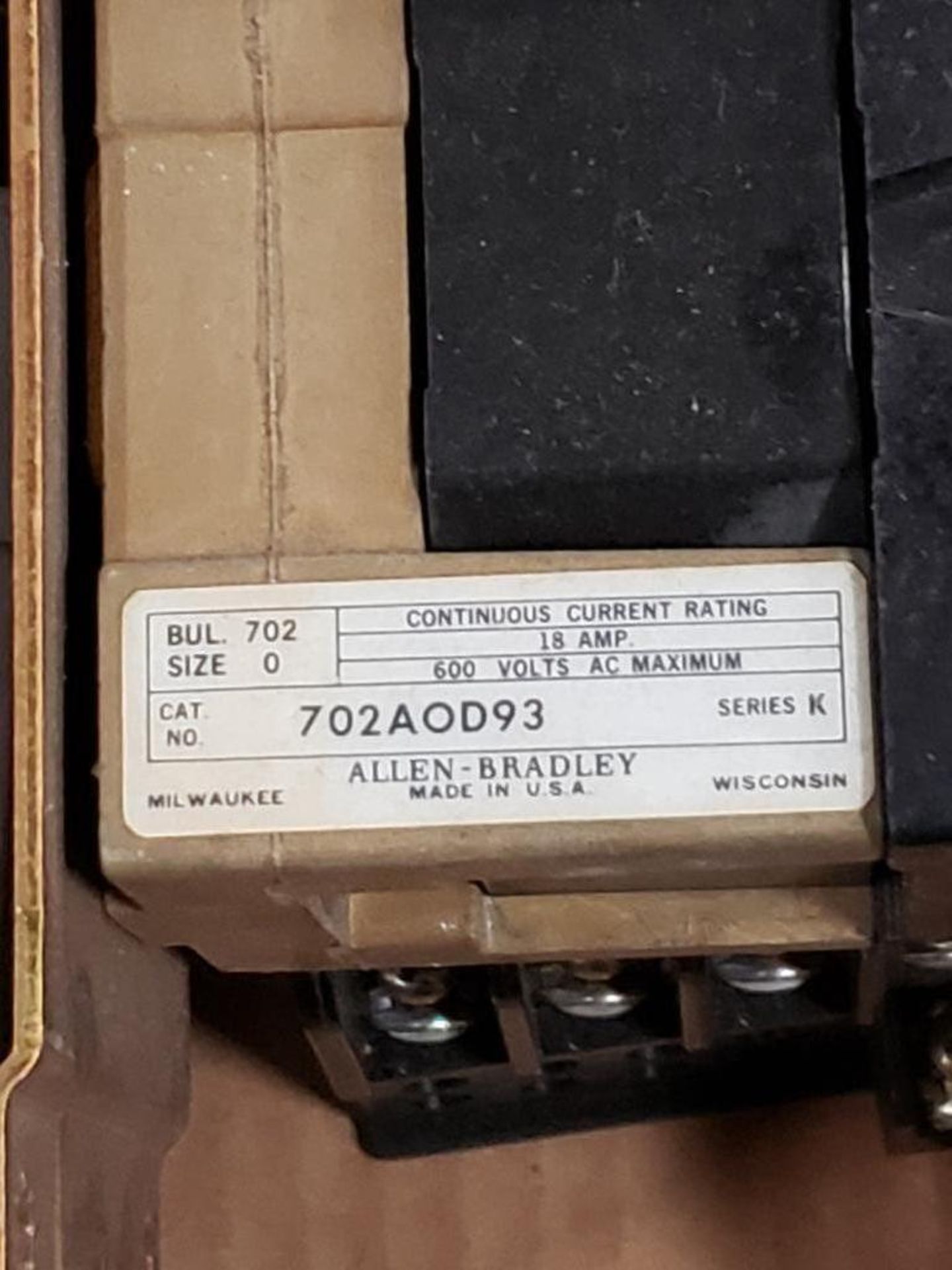 Assorted electrical. Furnas, Allen Bradley. - Image 4 of 4