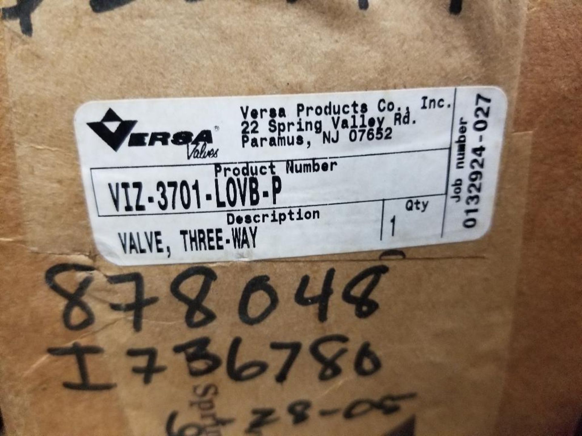 Versa Valves lock-out valve. VIZ-3701-L0VB-P. - Image 3 of 4