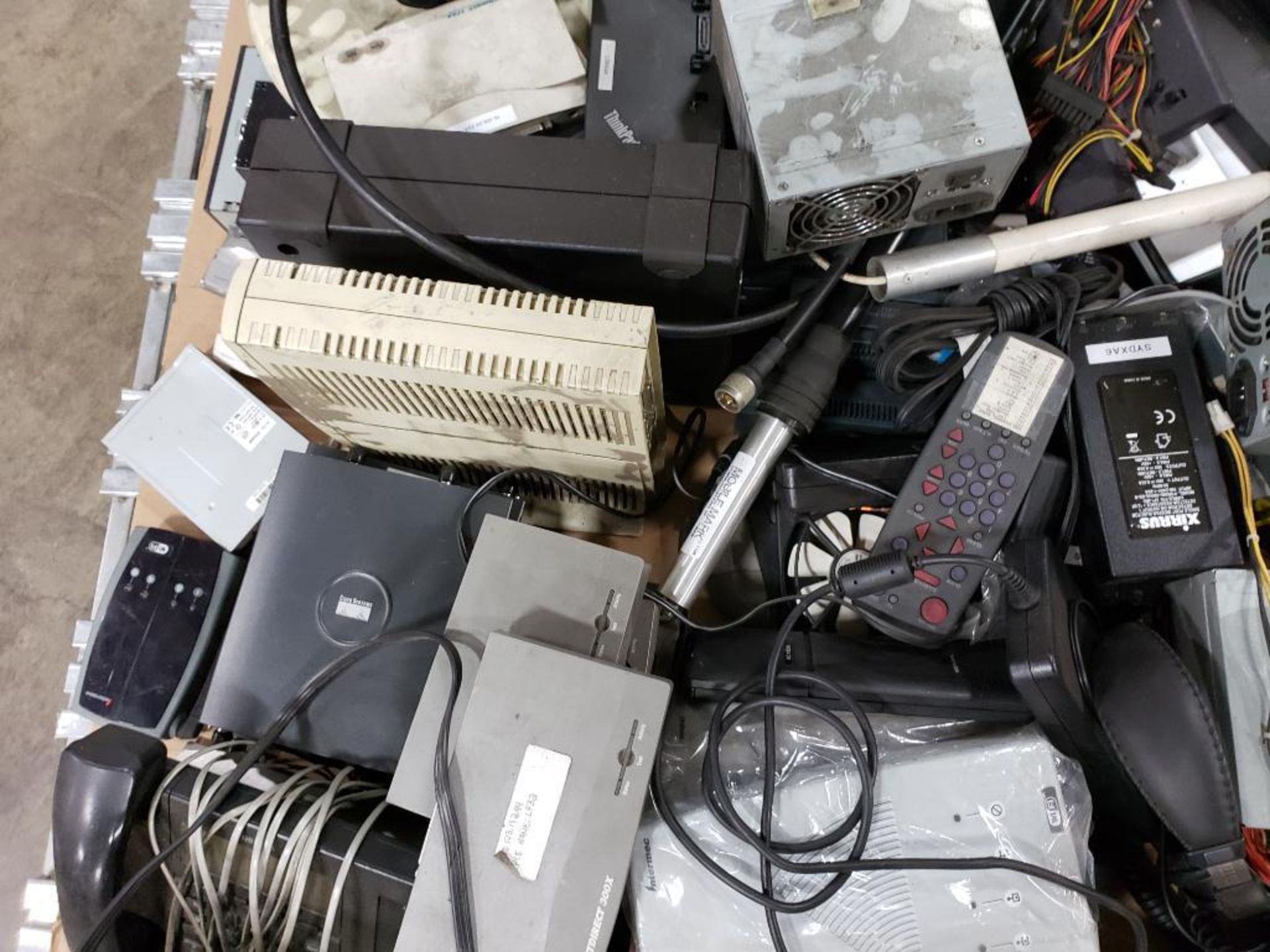 Pallet of assorted communications. Phones, fax machine. power supply. Brother, Dell. - Image 6 of 10