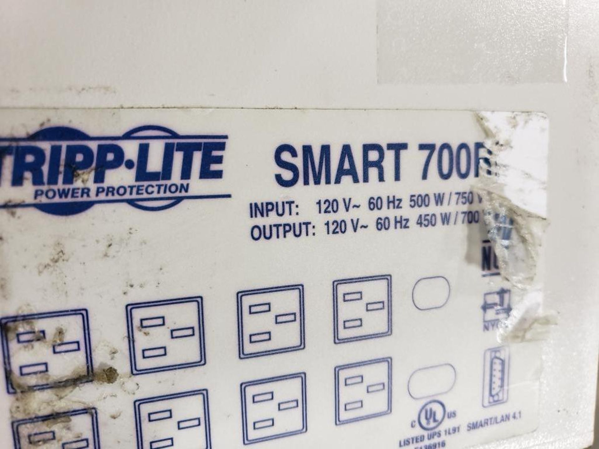Qty 2 - Tripp-Lite SmartPro UPS System. SMART700R. - Image 4 of 5
