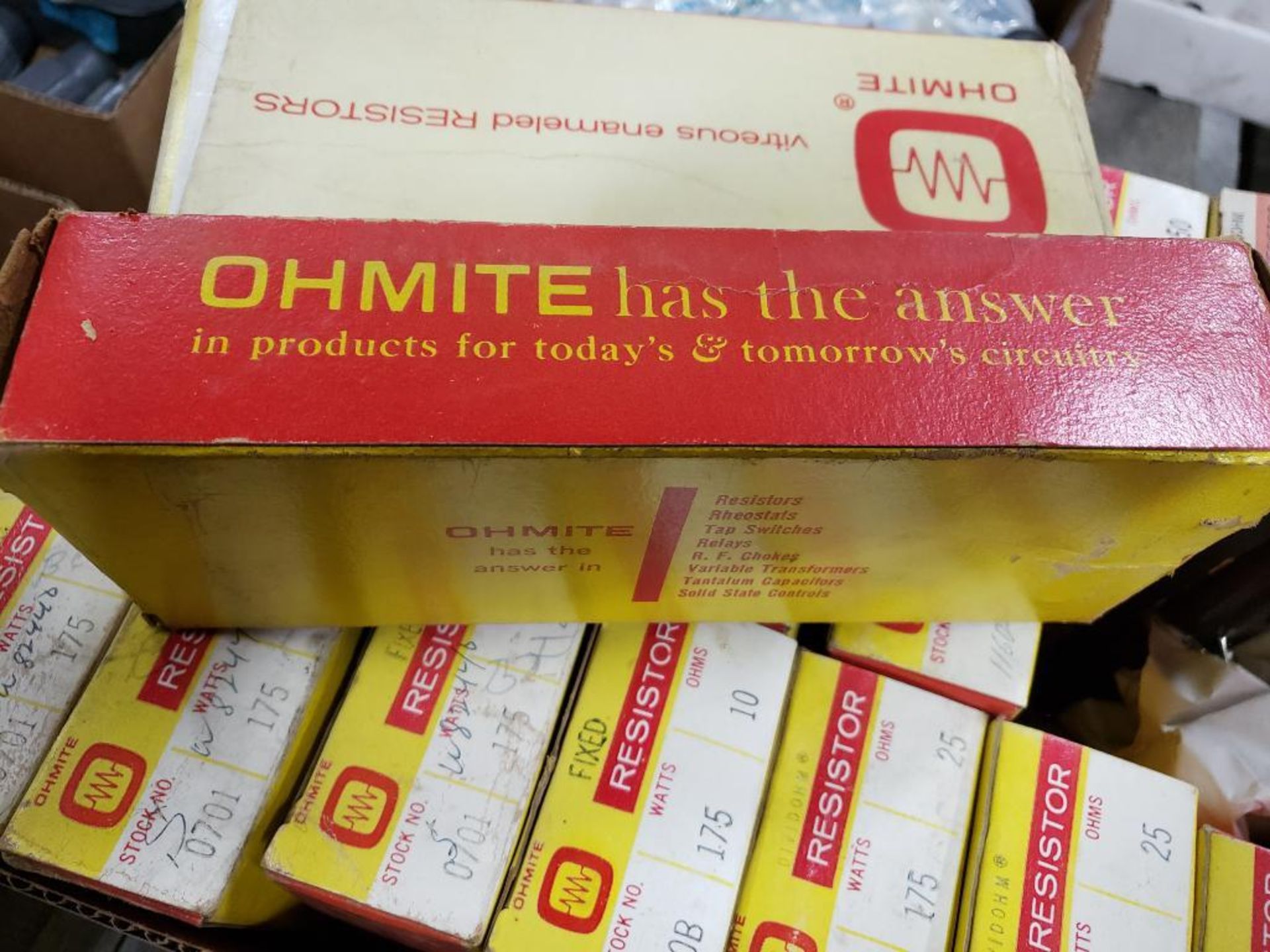 Assorted Ohmite resistors. - Image 5 of 9