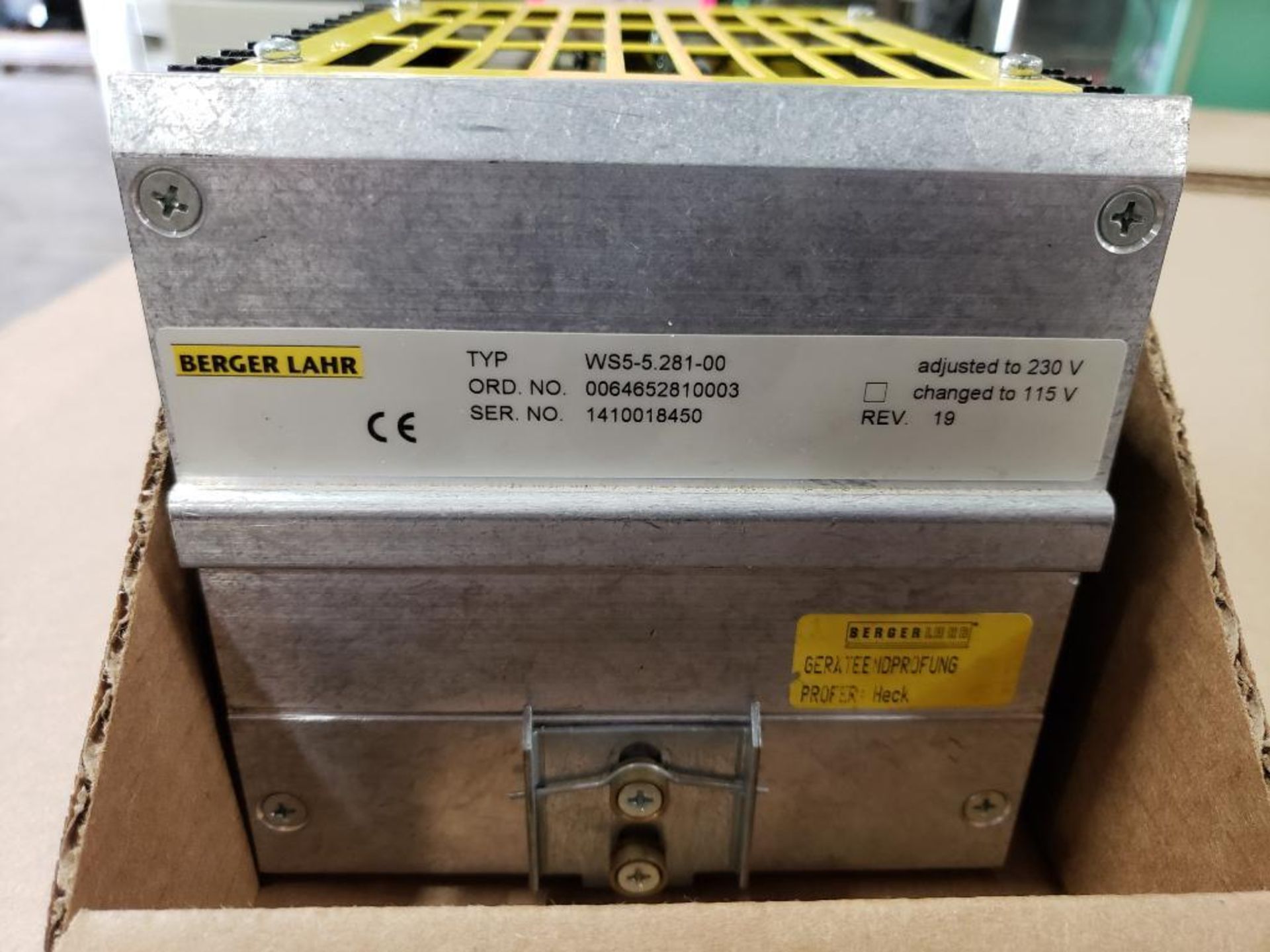 Berger Lahr WS5-5.281-00 Stepper drive. - Image 2 of 4