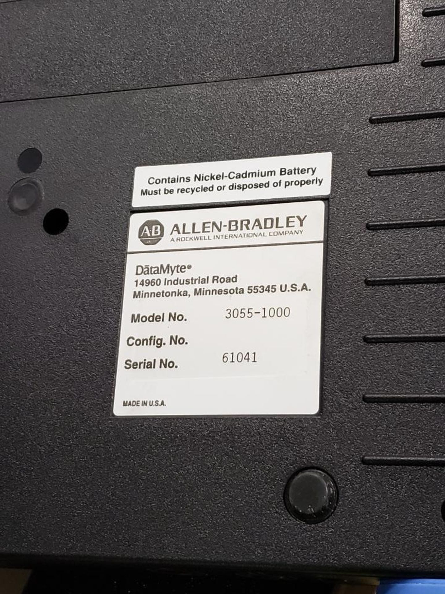 Allen Bradley DataMyte 3055-1000. - Image 4 of 4