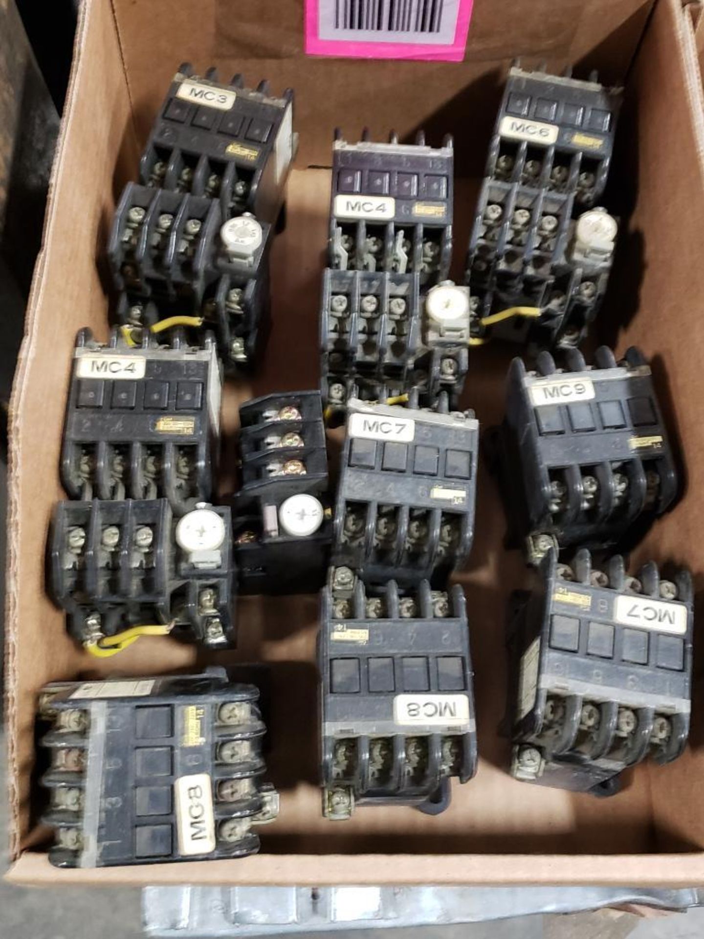 Assorted electrical contactors. Fuji.