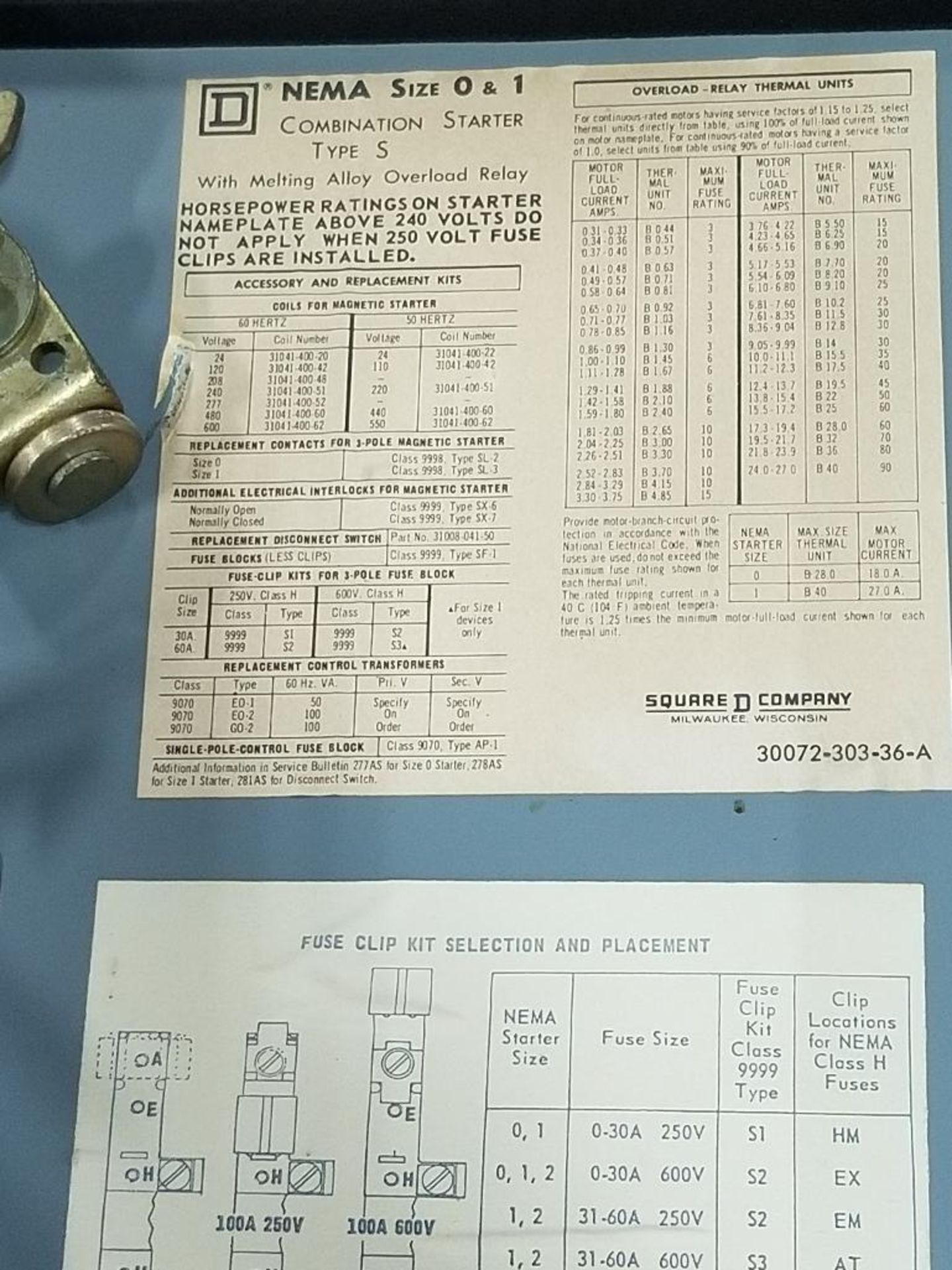 Square-D 8538 SBA-22 disconnect switch 30AMP. - Image 6 of 6