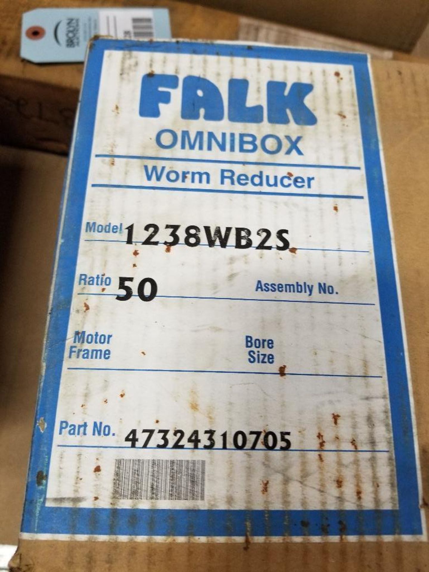 Falk 1238WB2S Omnibox worm reducer. 50-Ratio. P/N-47324310705. New in box. - Image 2 of 2