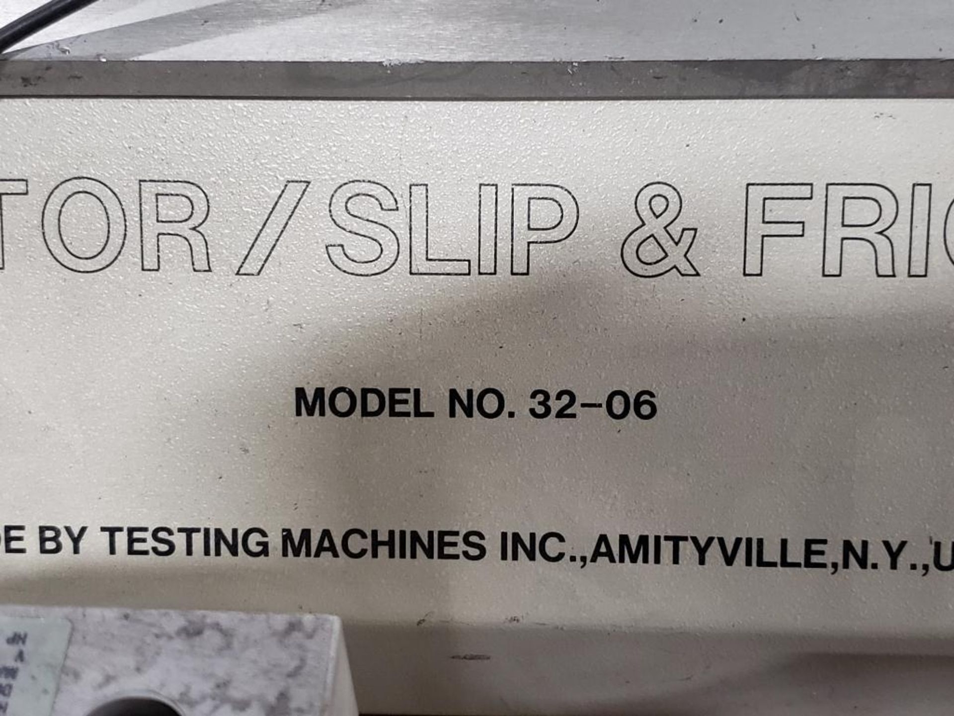 Testing Machines INC. 32-06 Monitor / Slip & Friction tester. - Image 3 of 7