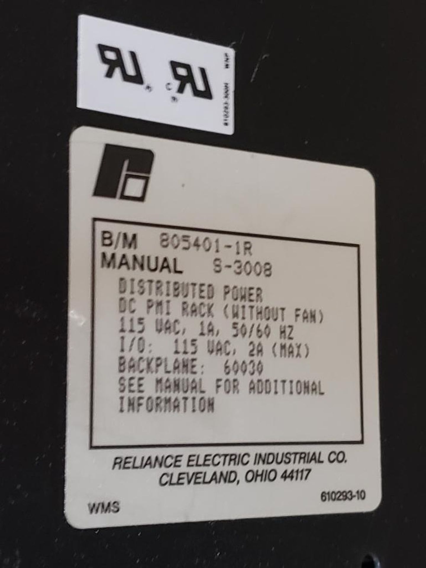 Reliance Electric Automax distributed power system SC power module. 805401-1R. S-3008. - Image 7 of 7
