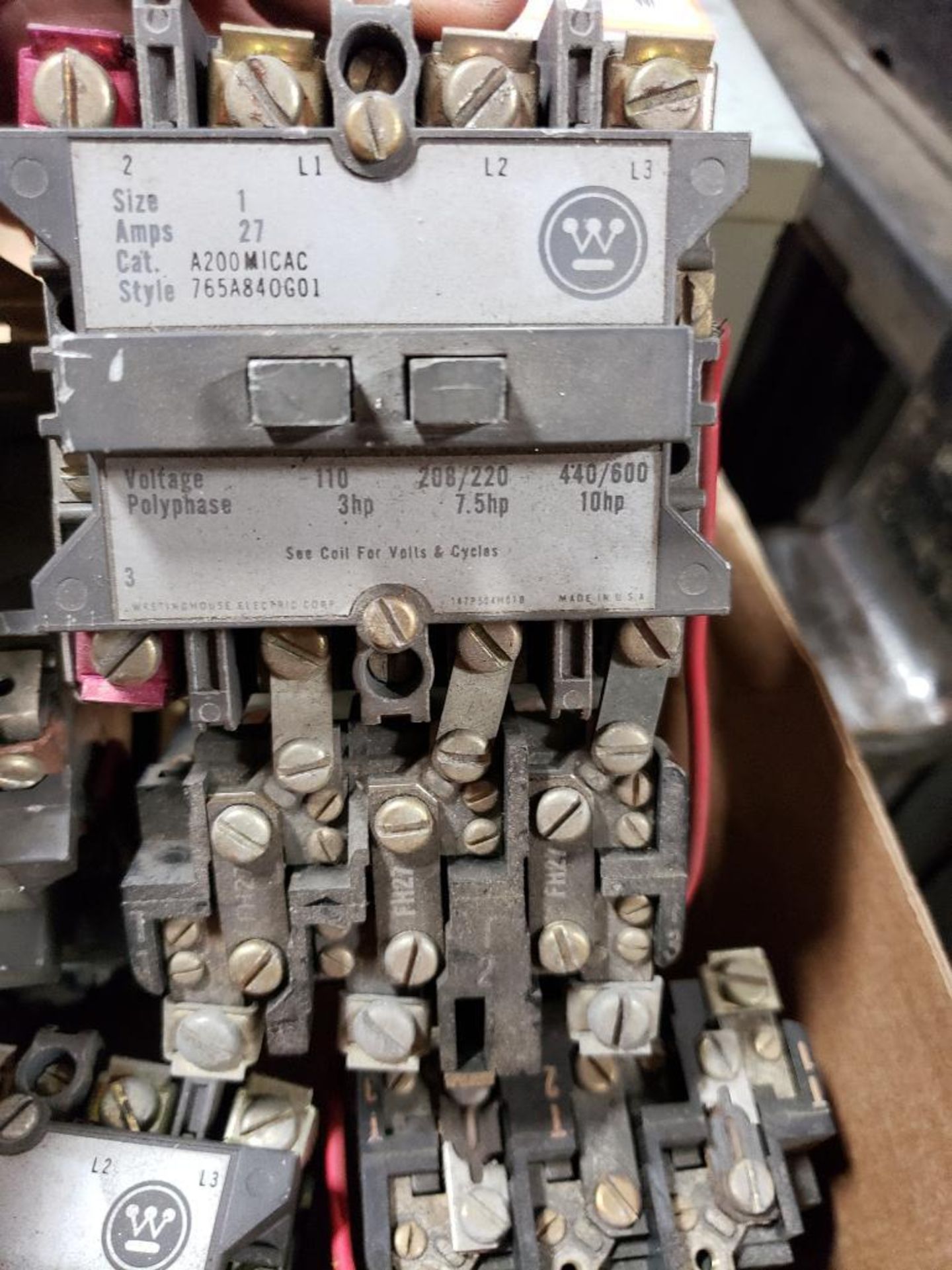Qty 6 - Westinghouse starter contactors. A200M1CAC 27AMP. - Image 8 of 9