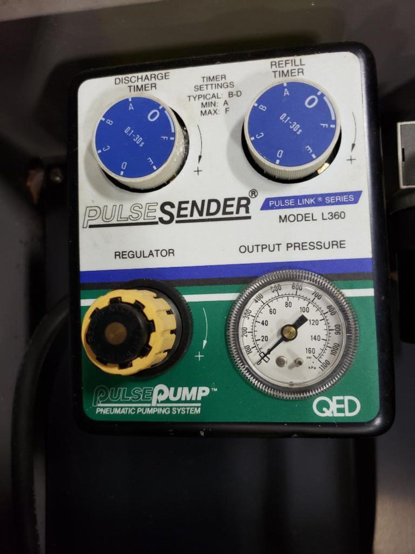 QED Environmental Systems INC. L360 PulseSender PulsePump Pneumatic pumping system. - Image 2 of 4