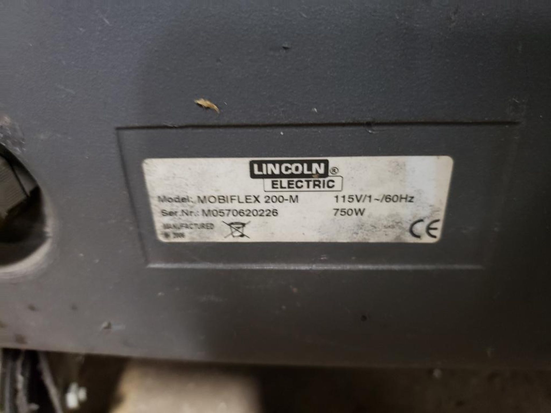 Lincoln Electric MOBIFLEX 200-M welding fume extractor 115V 1PH 750W. - Image 3 of 3