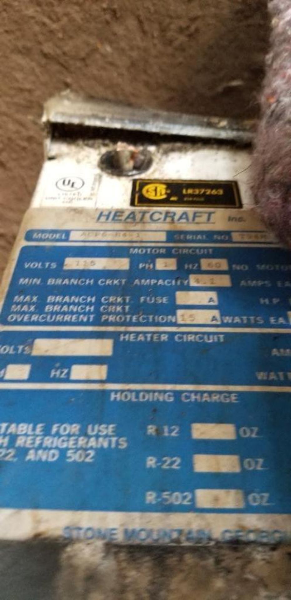 Heatcraft INC. ACP6-84-1 low-profile cooler. 115V, 1PH. - Image 2 of 5