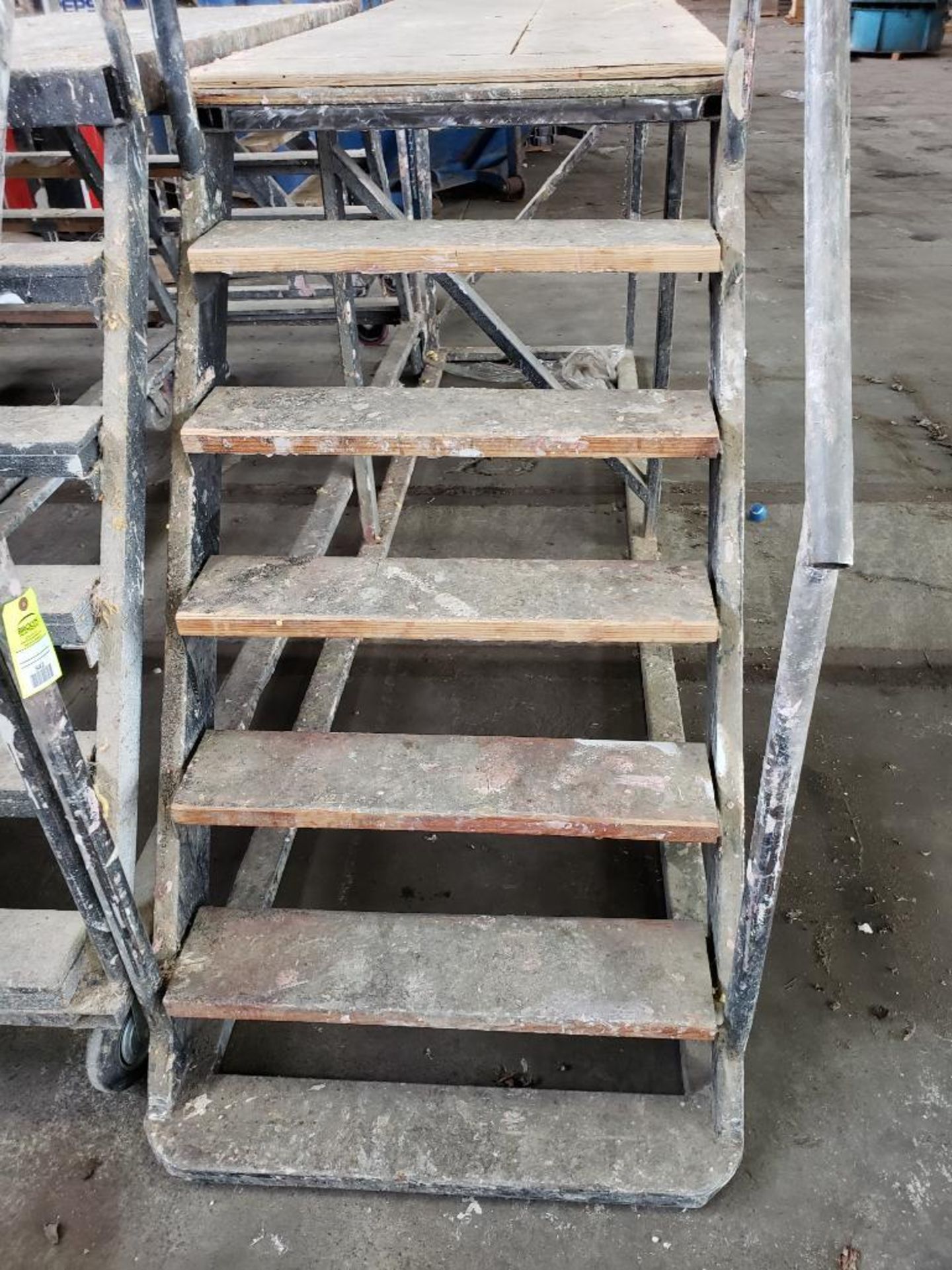 Scaffolding ladder. 18FT Long x 36" Wide x 54" Tall (to deck), 94" (overall). - Image 2 of 3