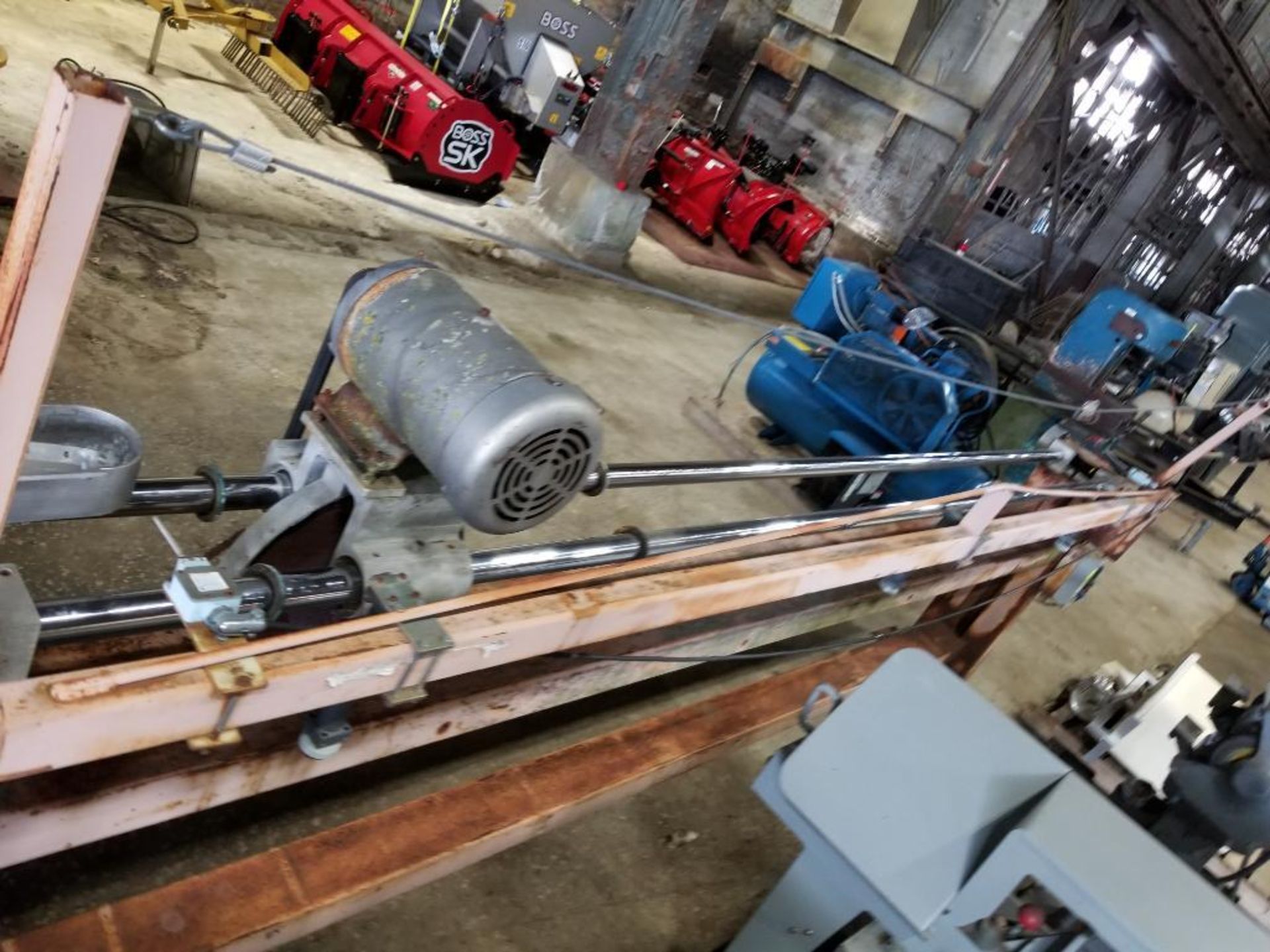 cutting saw. 3/4HP Boston Gear motor. 90V, 1750RPM. - Image 7 of 11