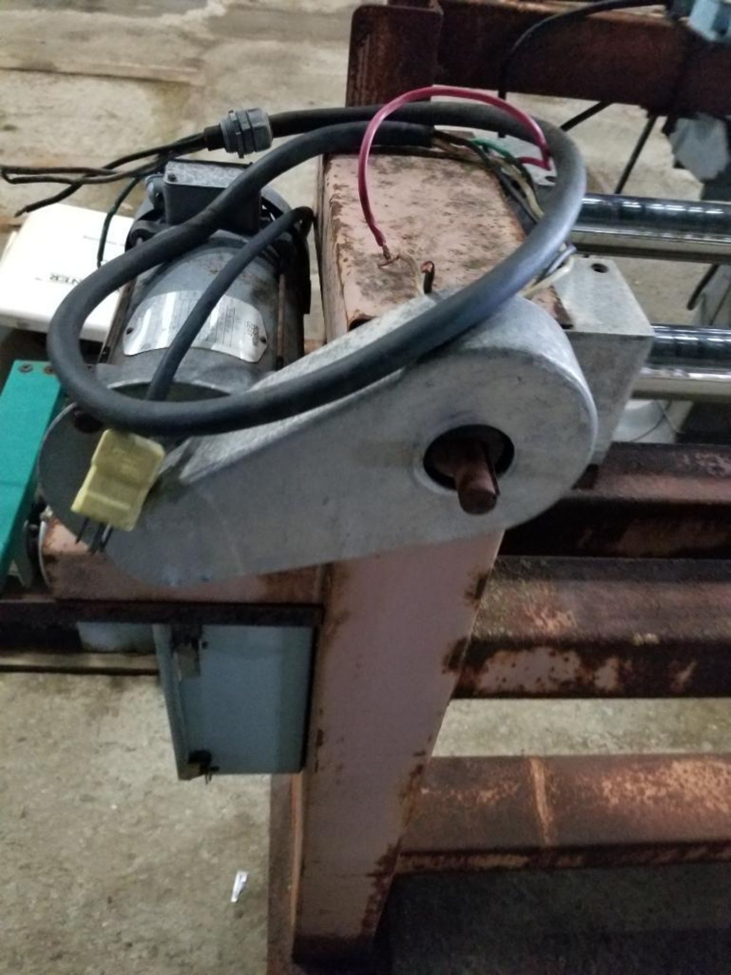 cutting saw. 3/4HP Boston Gear motor. 90V, 1750RPM. - Image 8 of 11