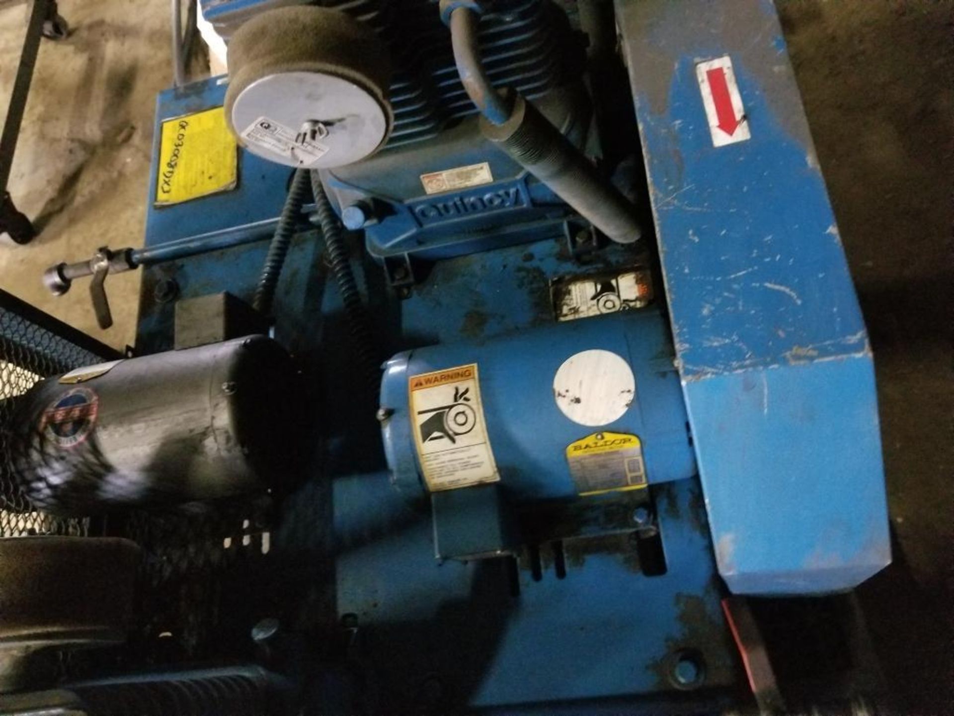 Quincy Air Compressor. 0003008DX3. 3HP Baldor motor. 208-230/460V, 3PH, 1725RPM. - Image 11 of 11