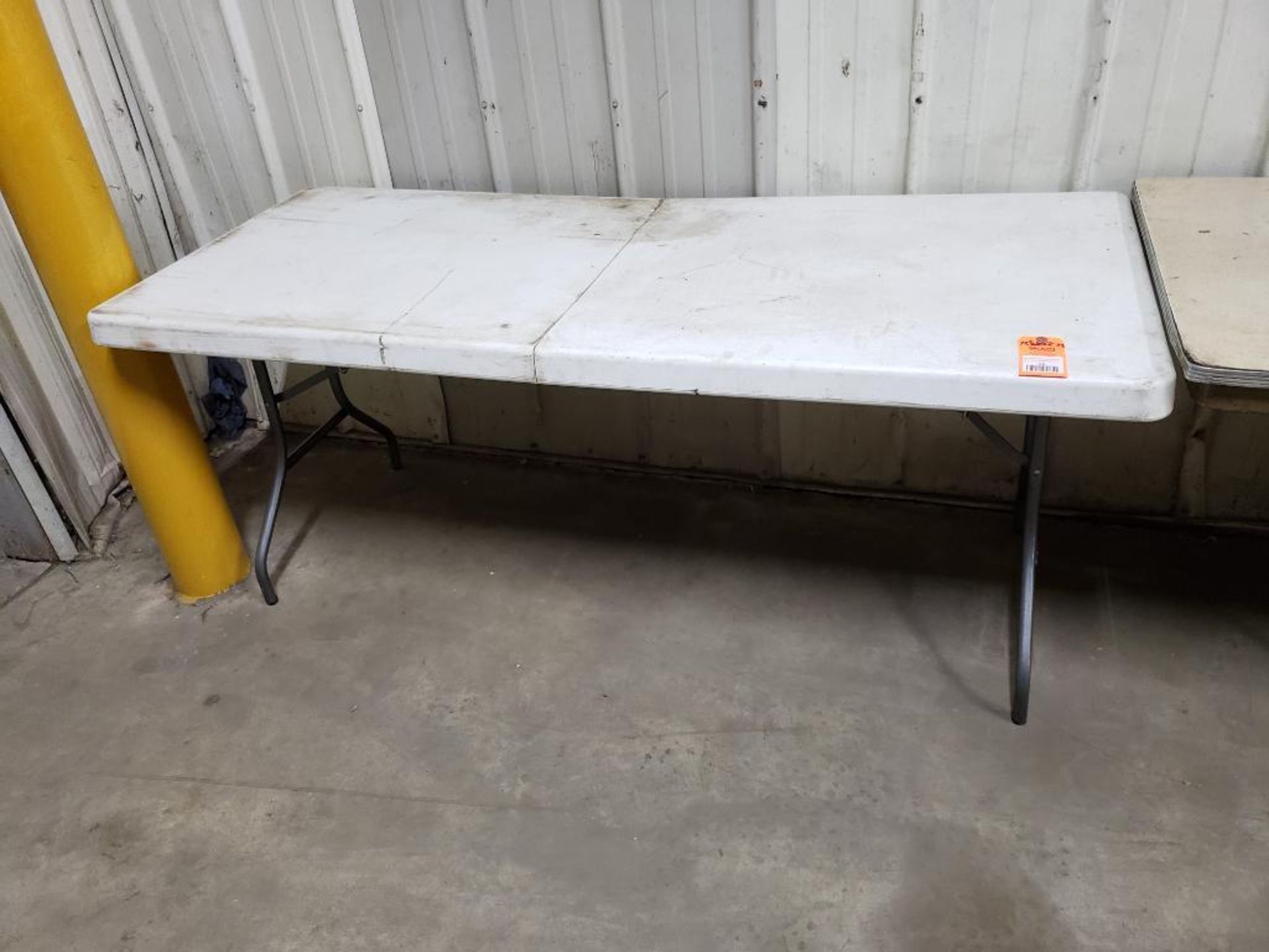 6ft folding table.