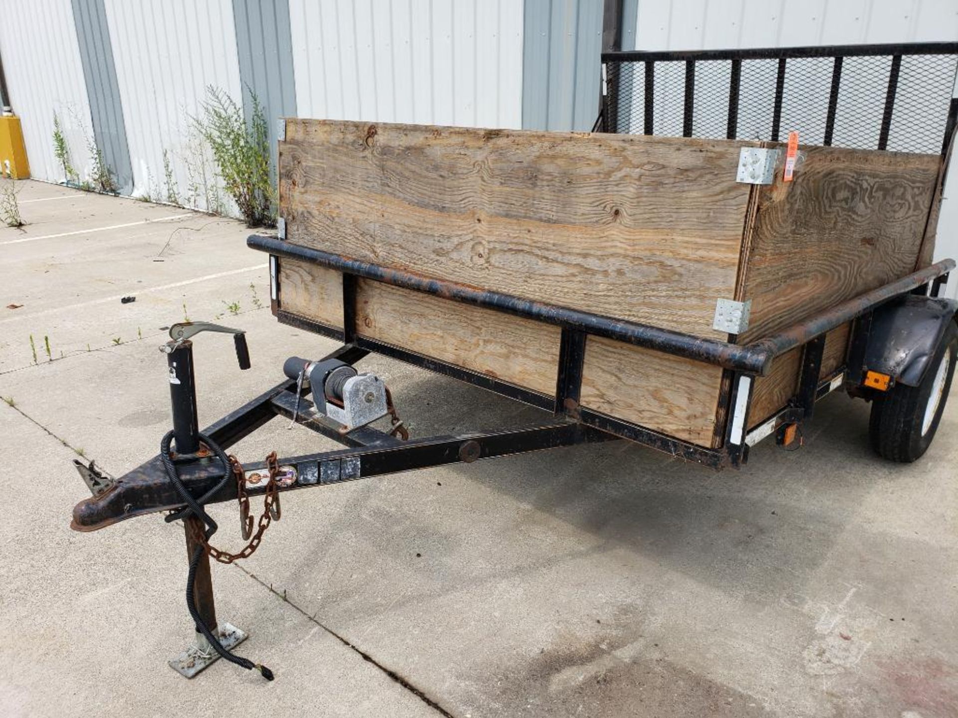 Carry-On 6x8 ramp utility trailer. Includes title. - Image 10 of 12