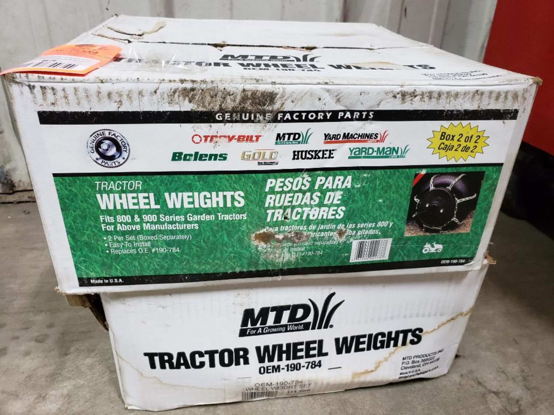 Tractor weights. New in box. - Image 3 of 9