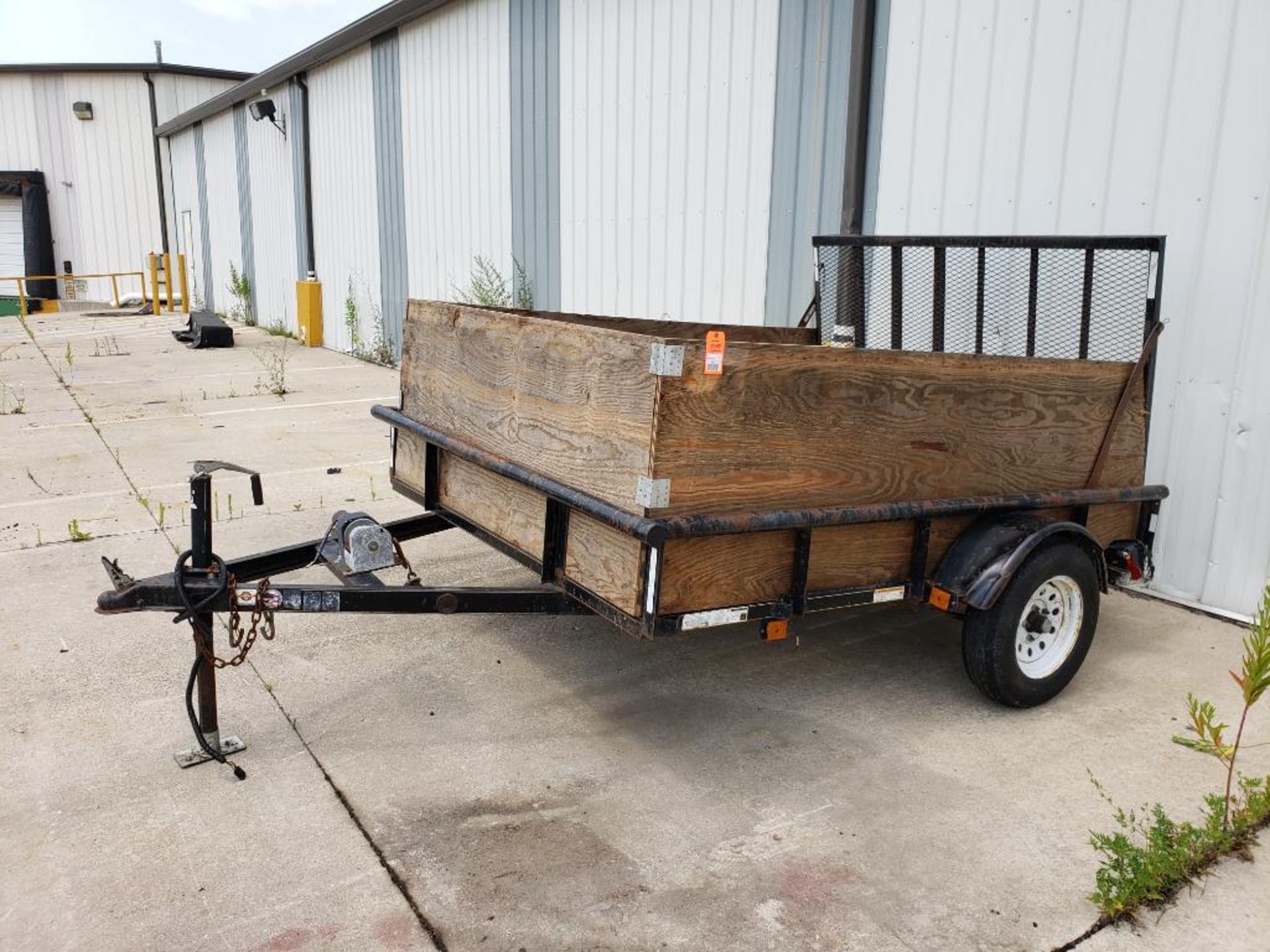 Carry-On 6x8 ramp utility trailer. Includes title. - Image 11 of 12
