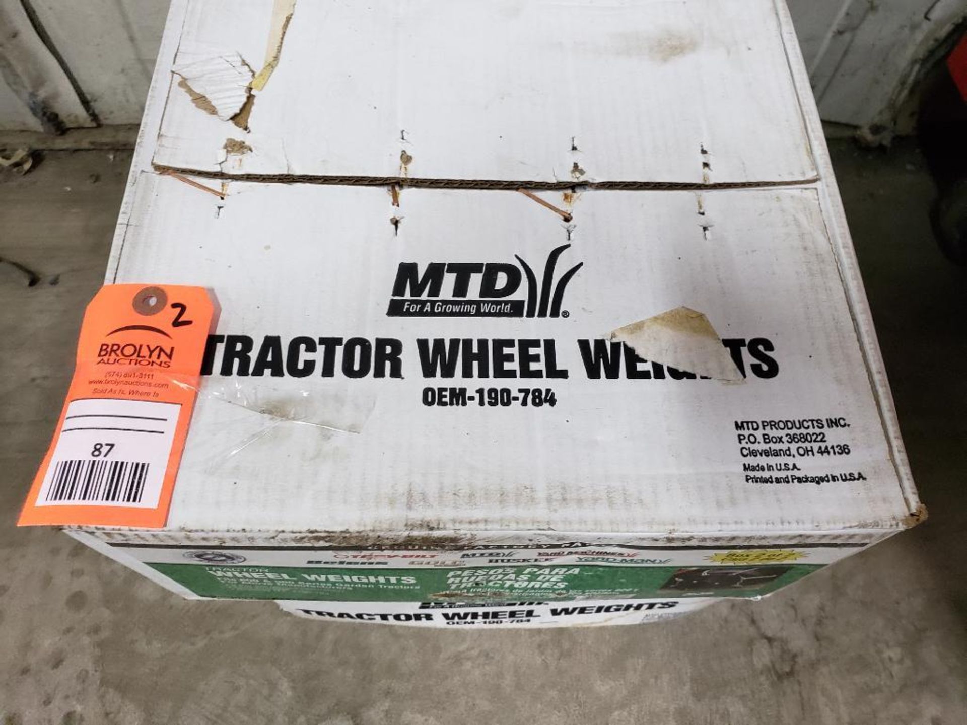 Tractor weights. New in box. - Image 5 of 9